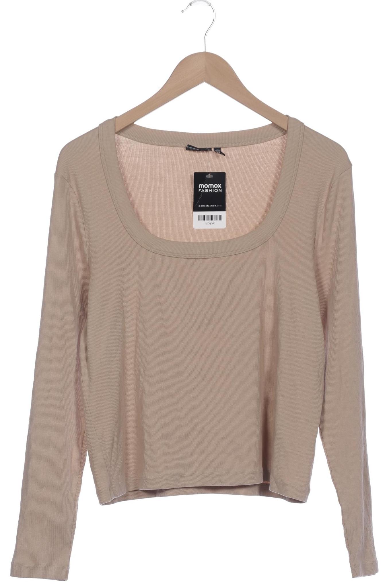

asos Curve Damen Langarmshirt, beige, Gr. 44