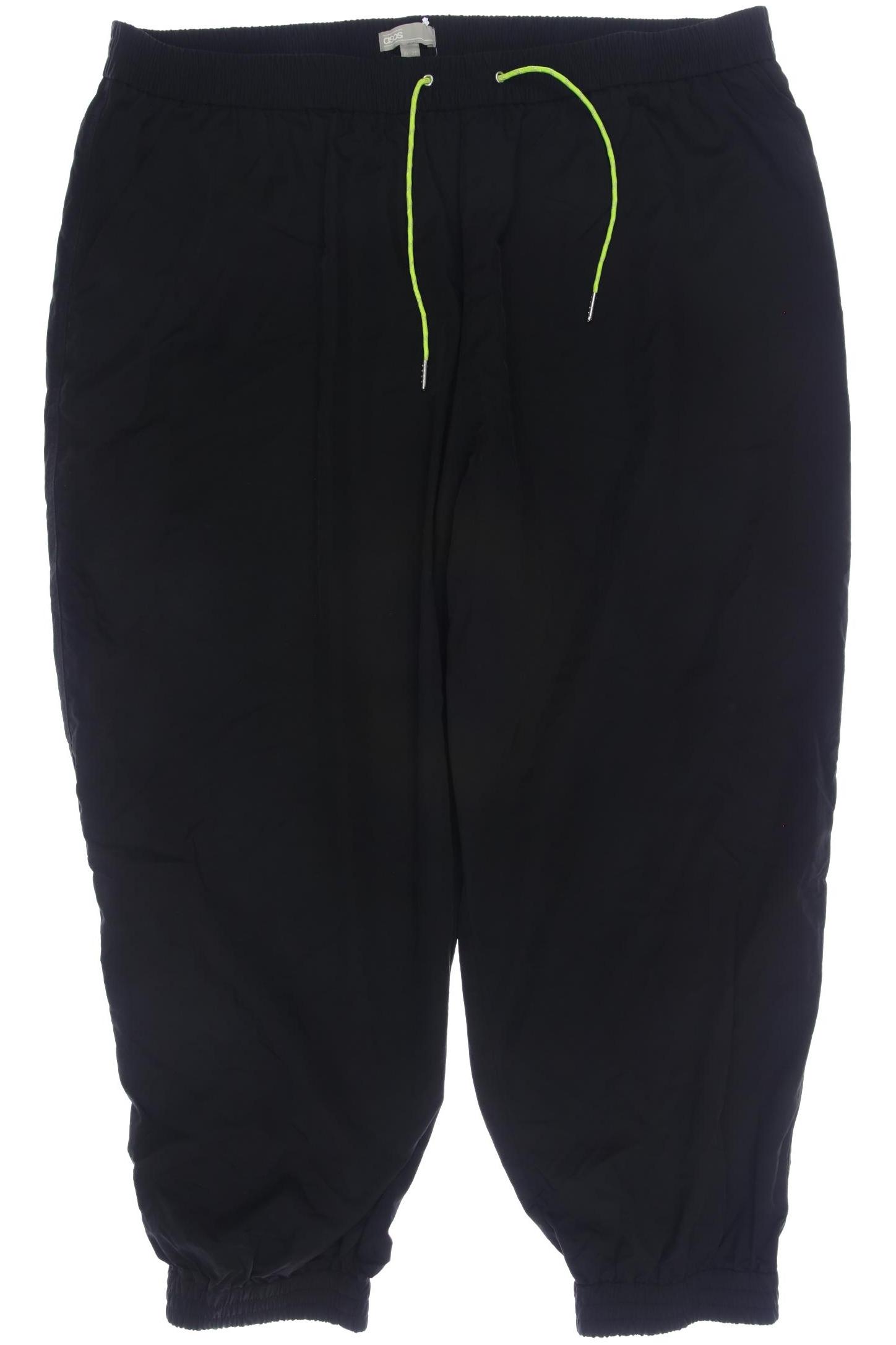 

asos Curve Damen Stoffhose, schwarz, Gr. 50