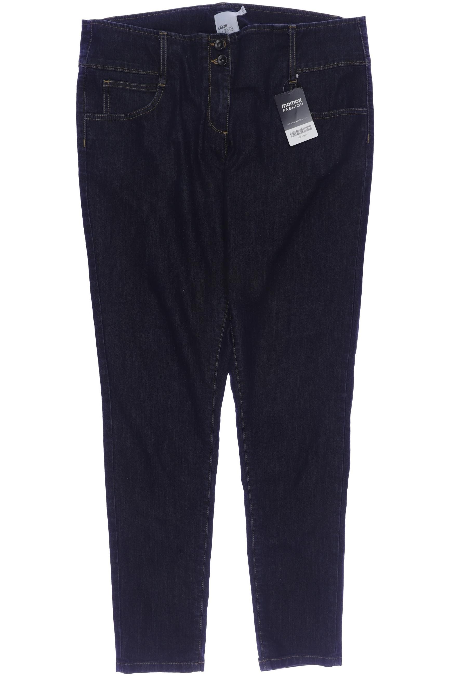 

asos Curve Damen Jeans, marineblau, Gr. 48