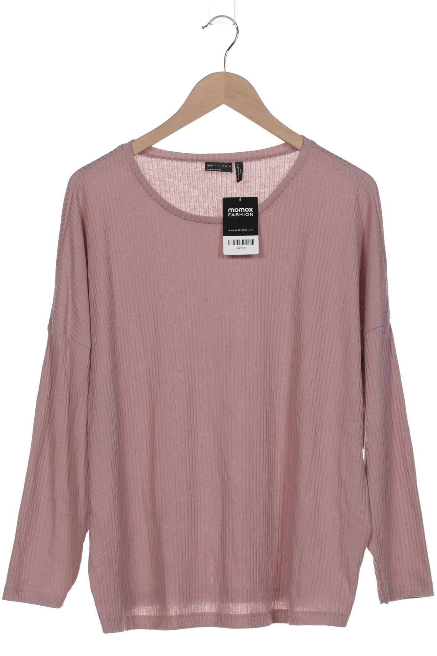 

asos Curve Damen Langarmshirt, pink, Gr. 46