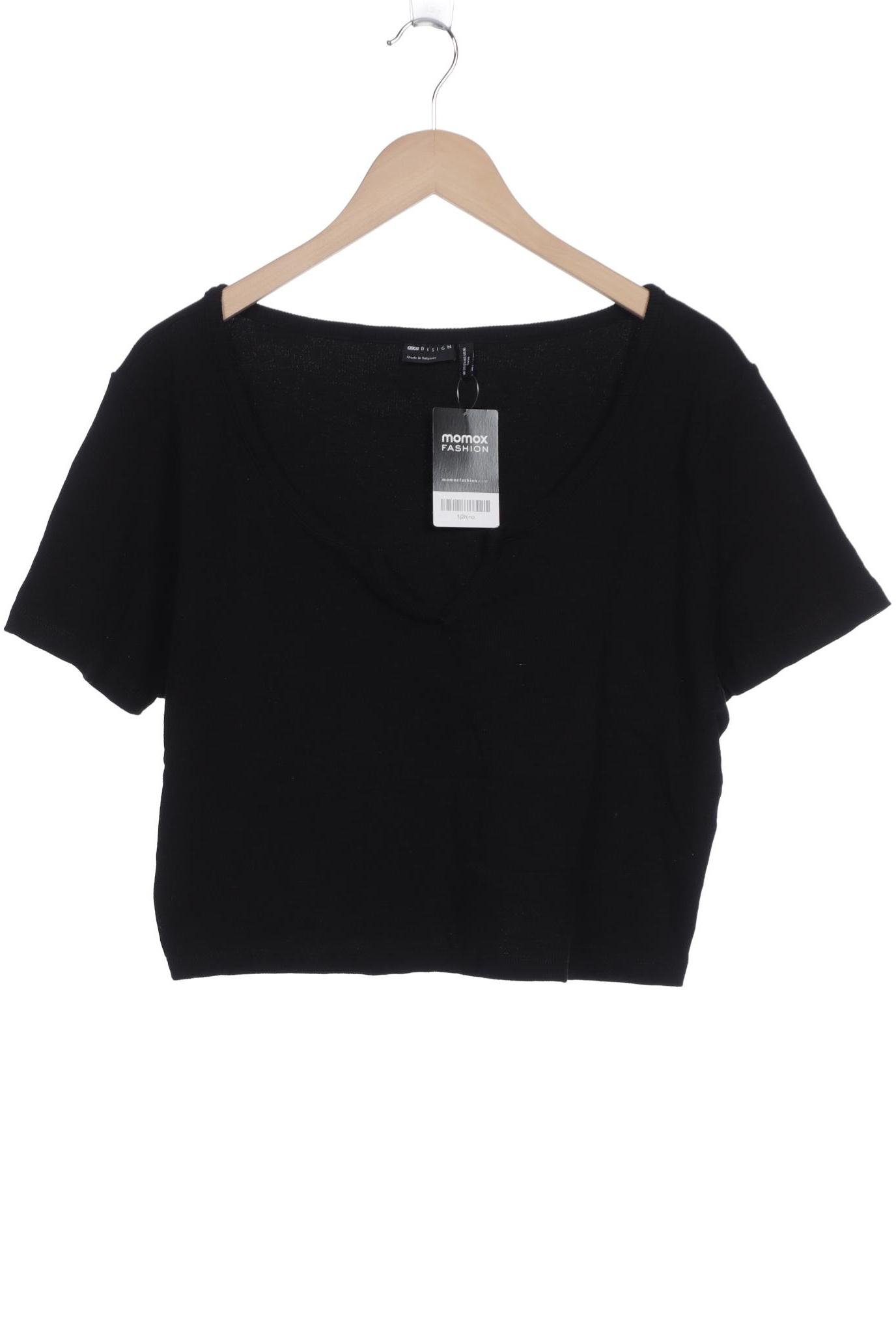 

asos Curve Damen T-Shirt, schwarz, Gr. 48