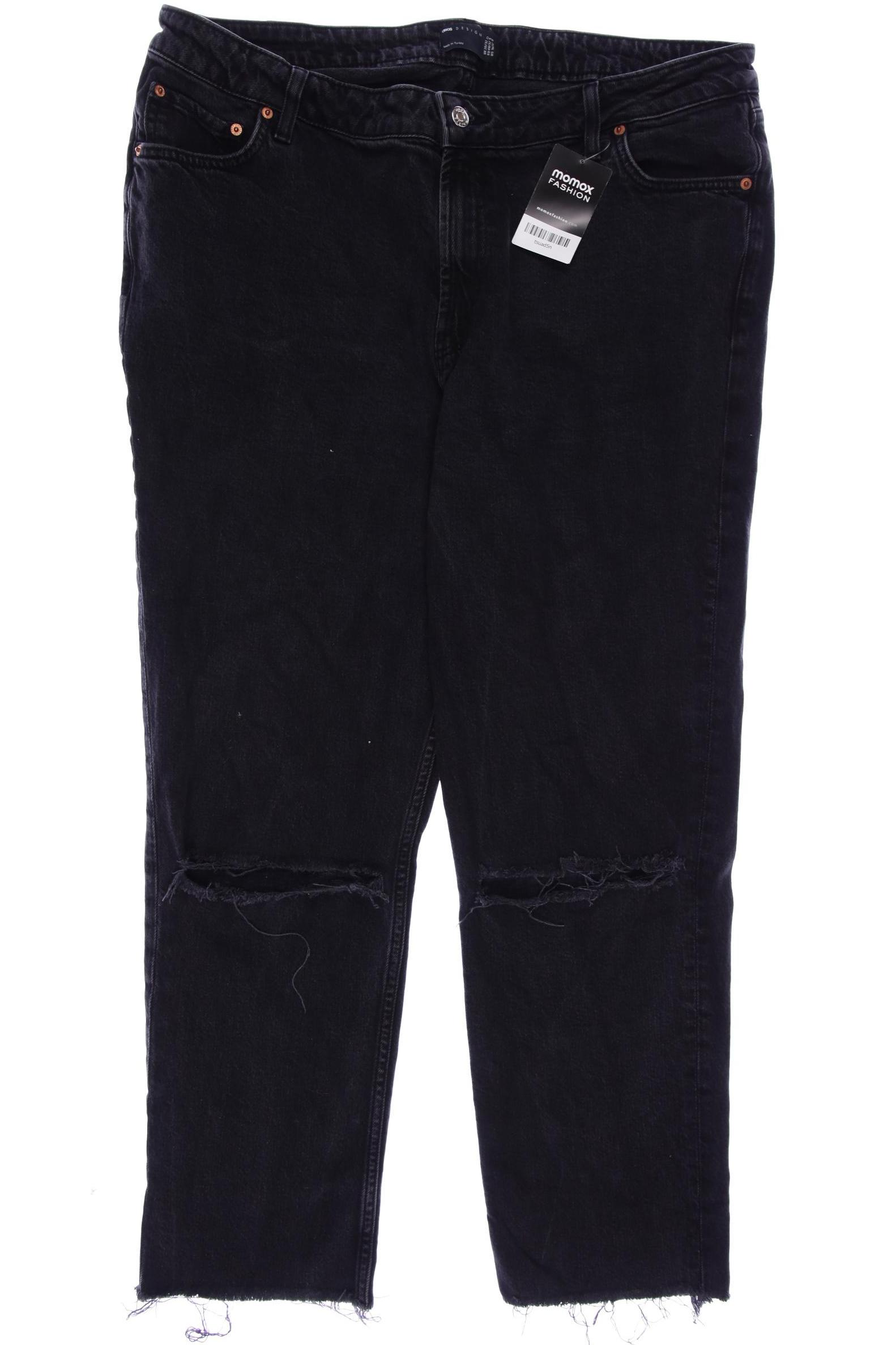 

asos Curve Damen Jeans, schwarz