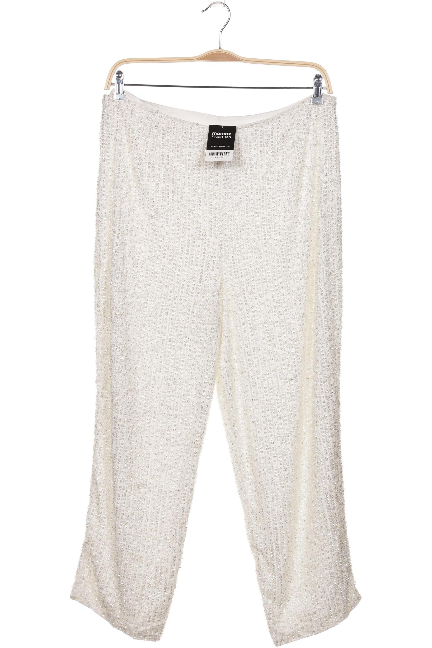 

asos Curve Damen Stoffhose, weiß, Gr. 46