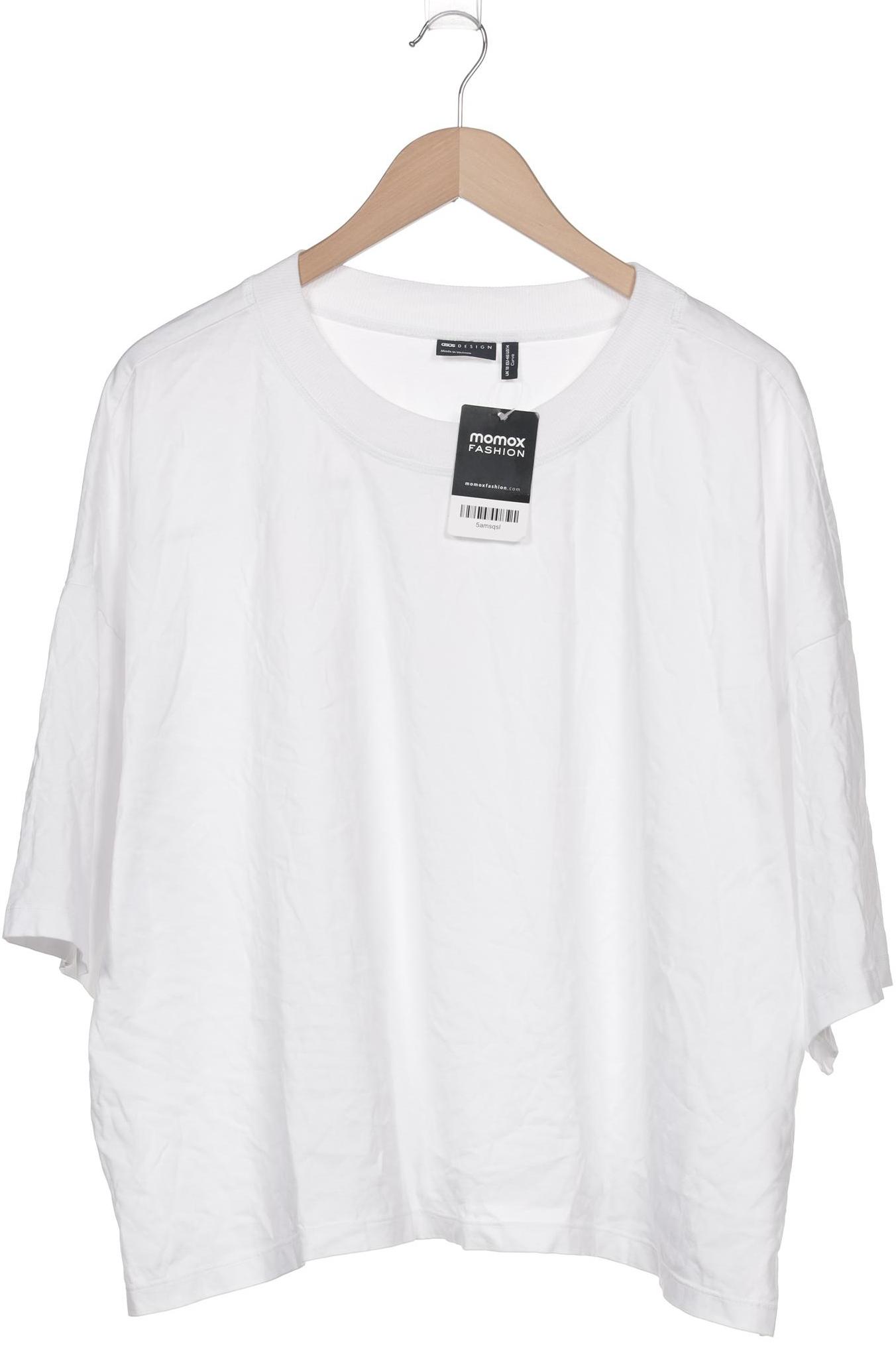 

asos Curve Damen T-Shirt, weiß, Gr. 46