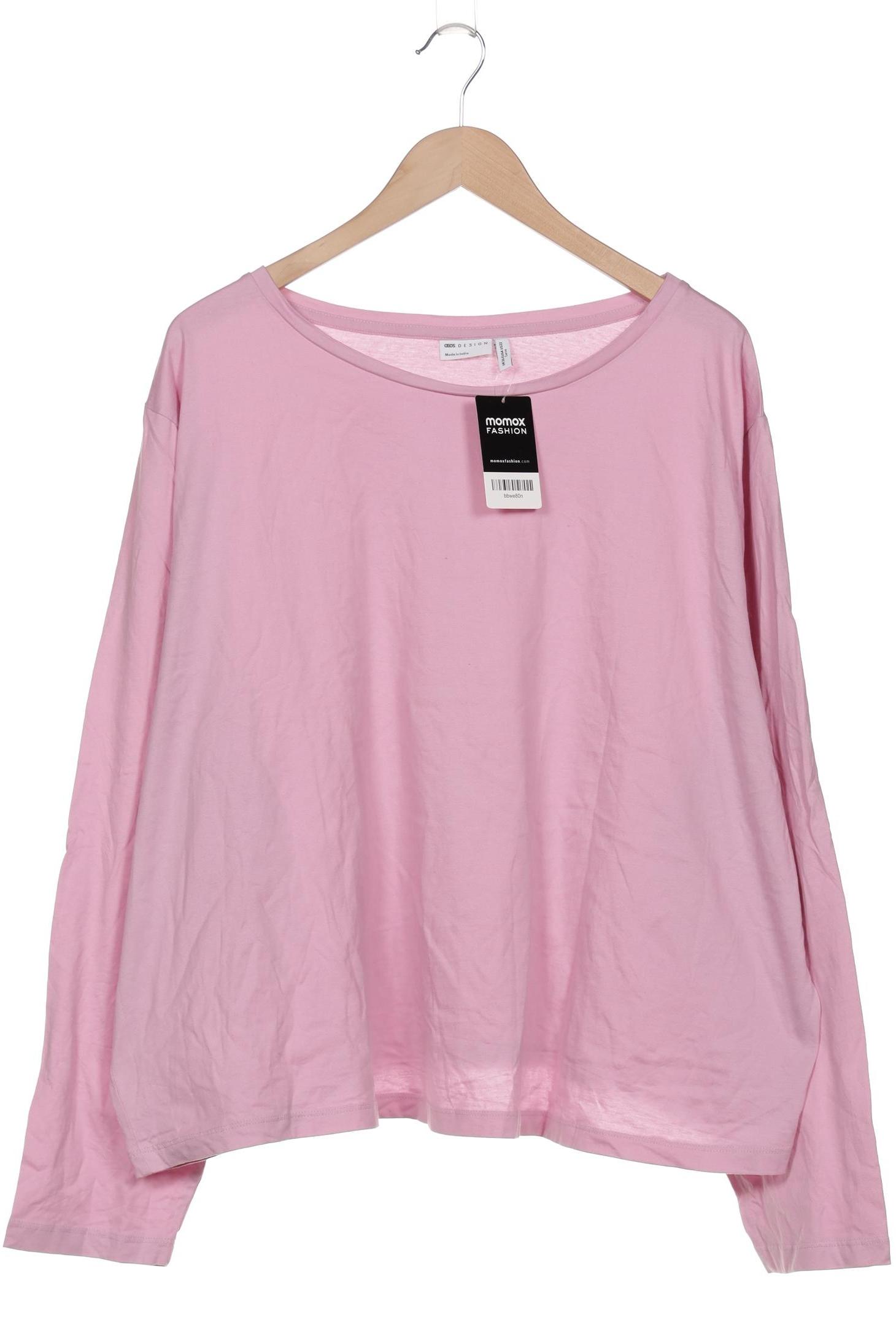 

asos Curve Damen Langarmshirt, pink, Gr. 54