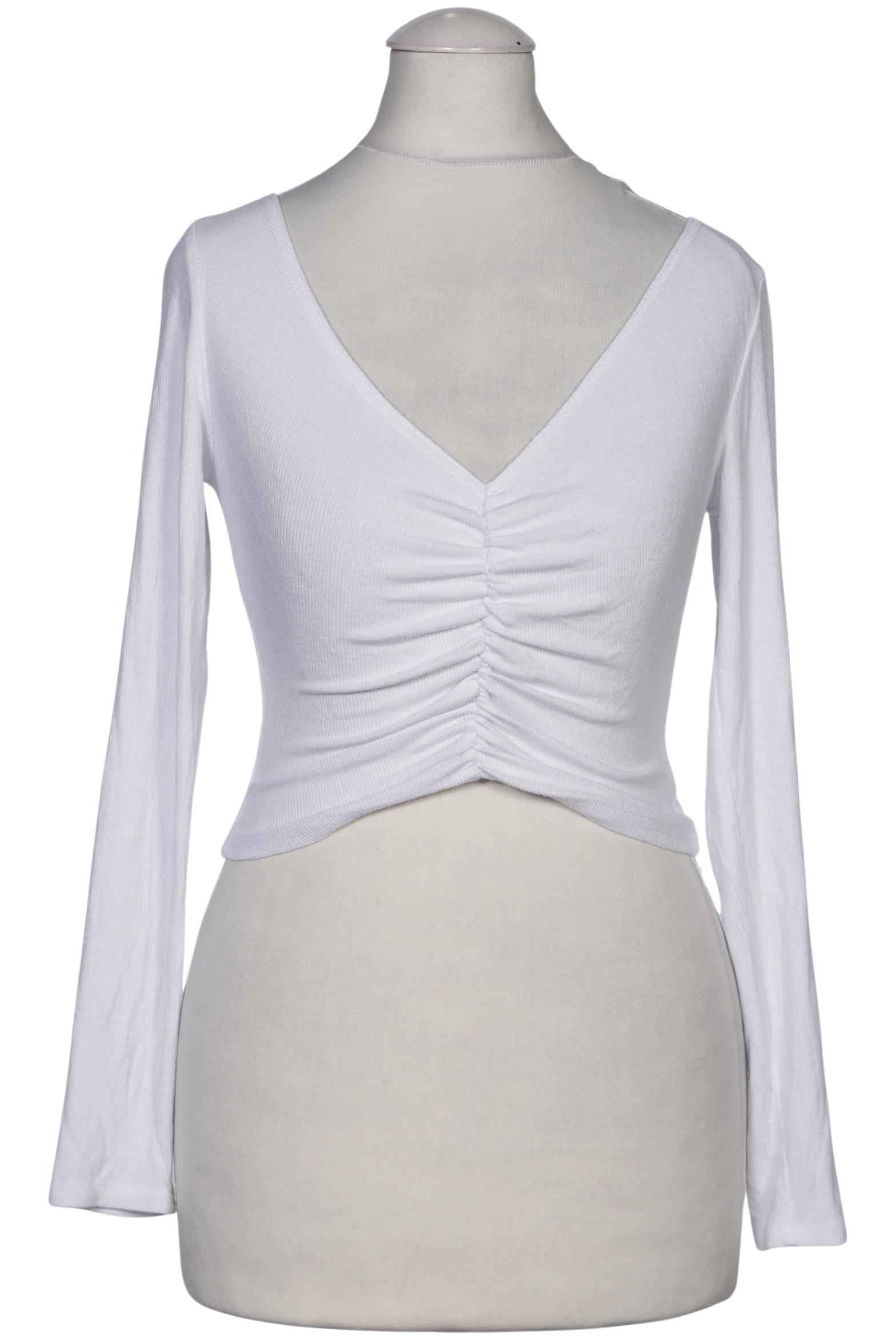 

asos Curve Damen Langarmshirt, weiß, Gr. 32