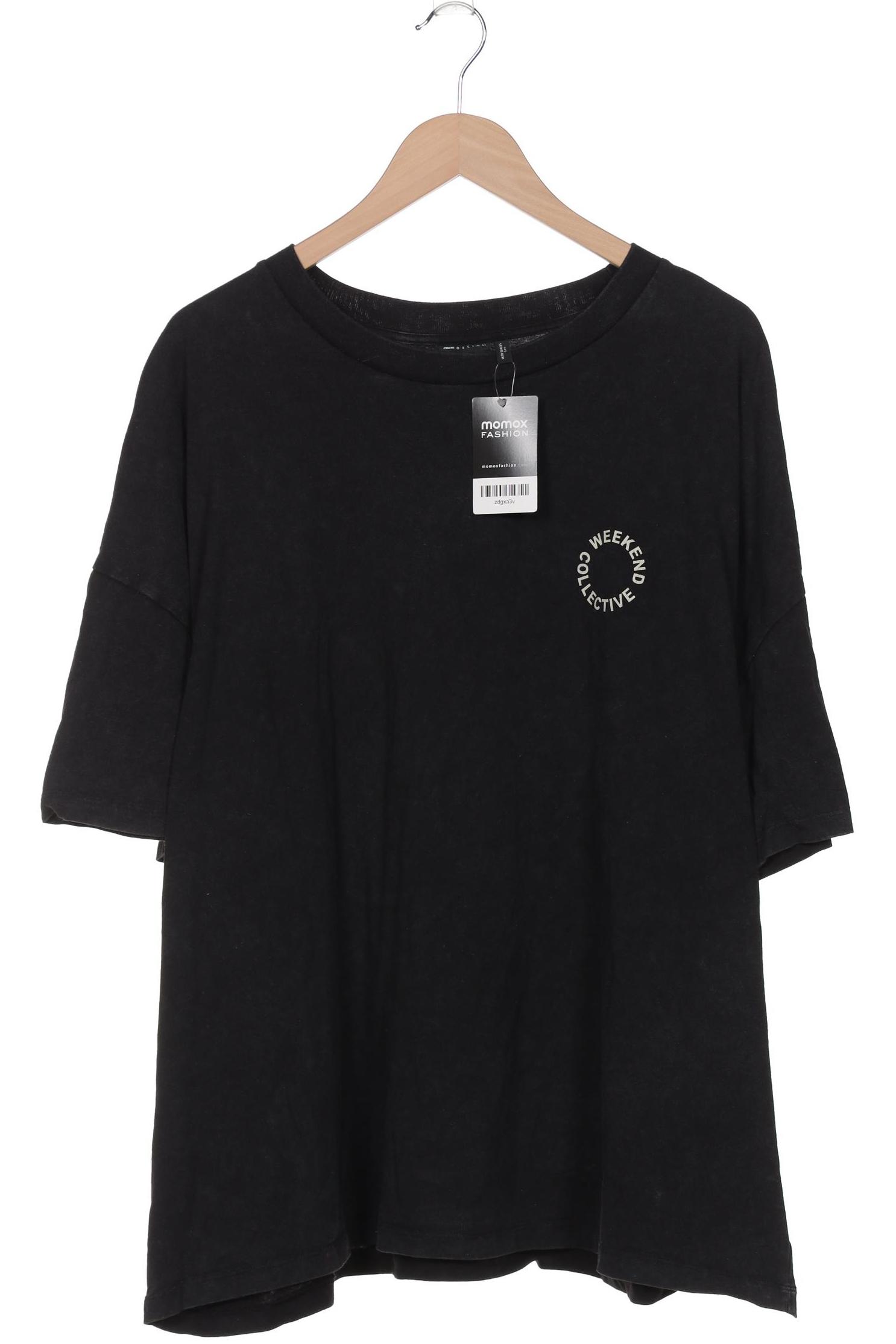 

asos Curve Damen T-Shirt, schwarz, Gr. 48