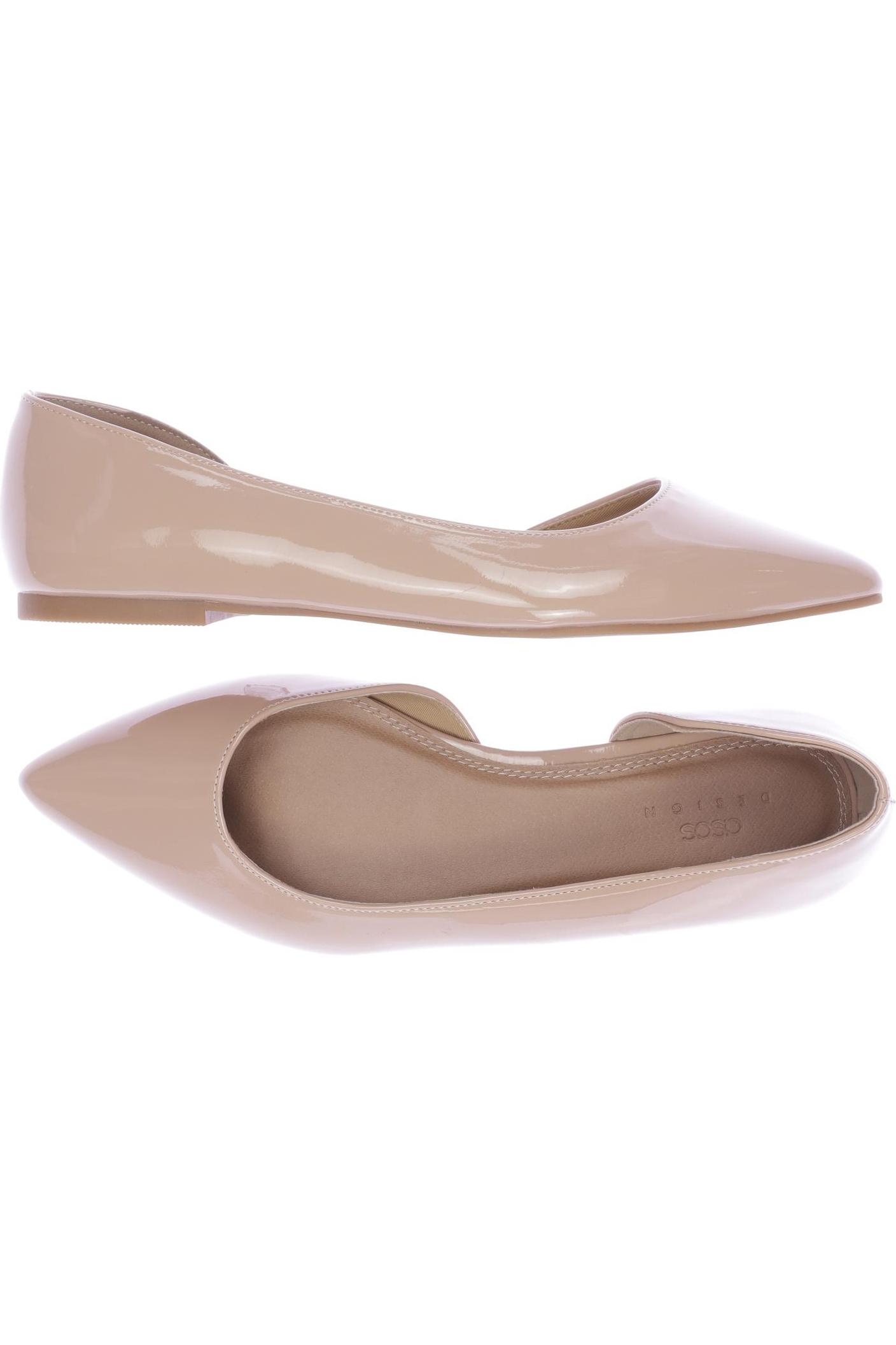

asos Damen Ballerinas, beige, Gr. 39