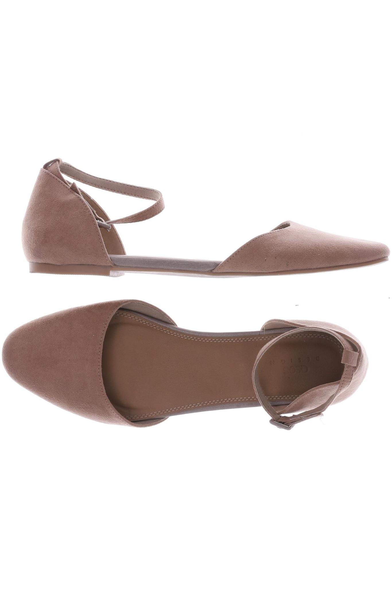 

asos Damen Ballerinas, beige, Gr. 9