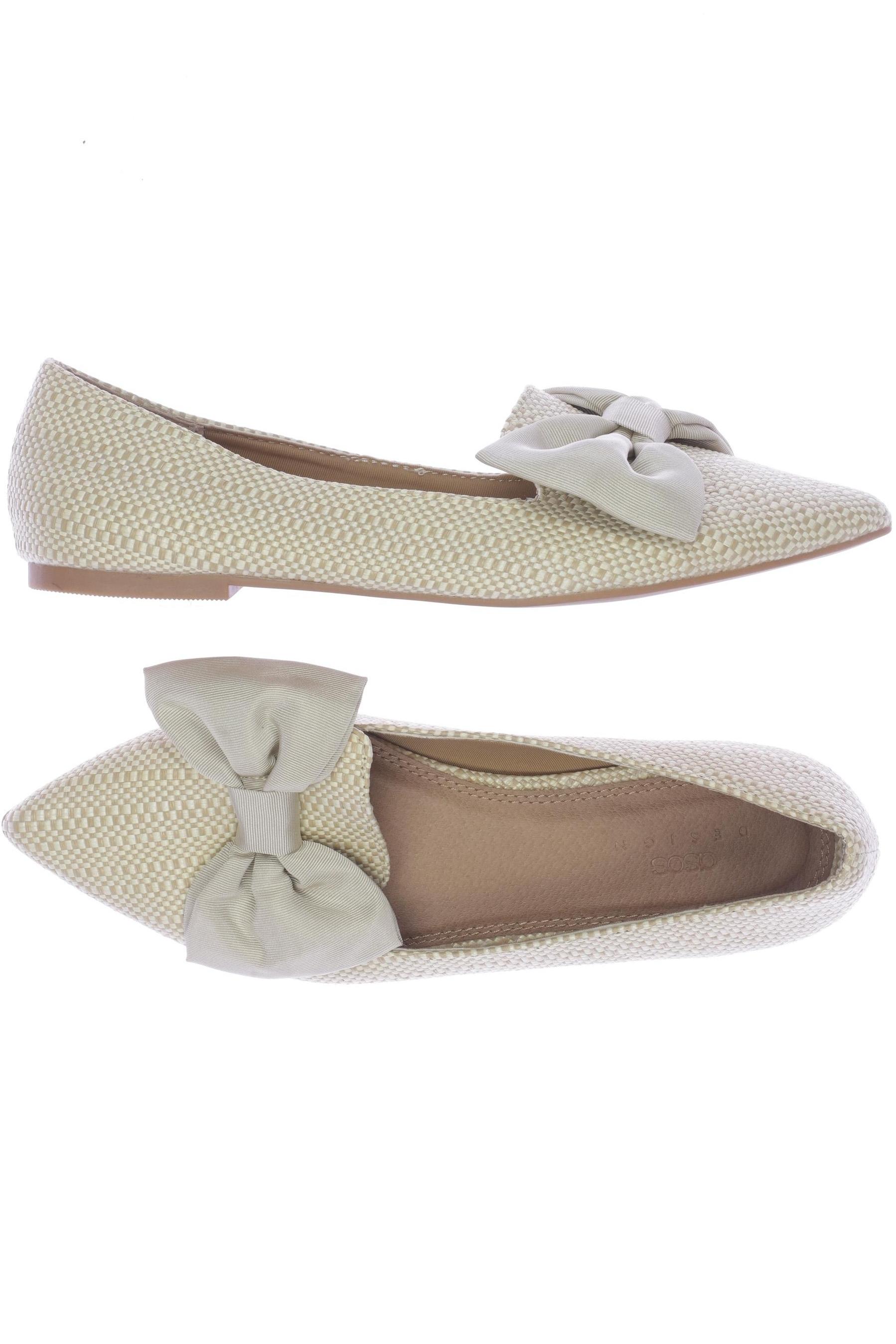 

asos Damen Ballerinas, cremeweiß, Gr. 37