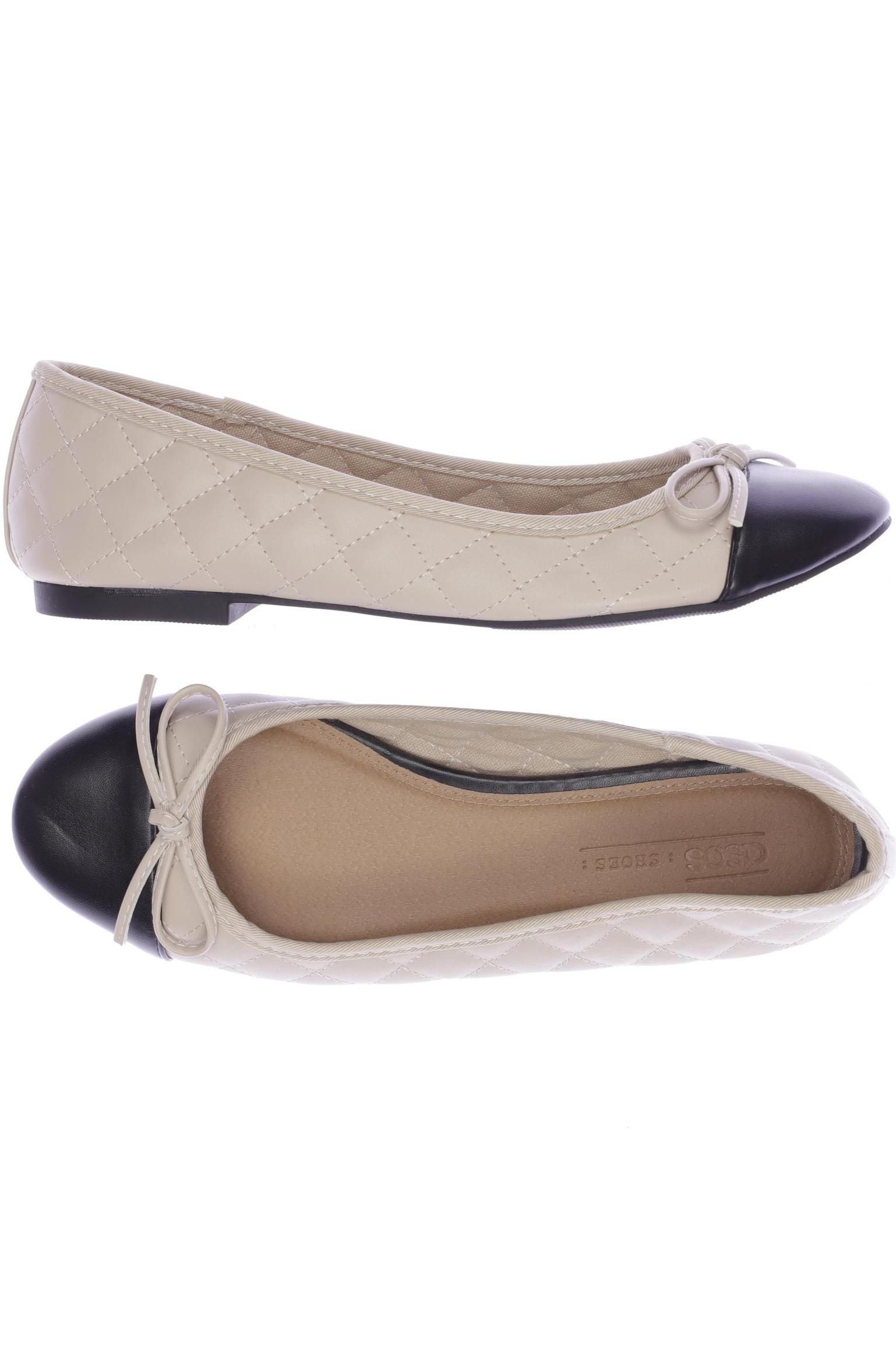 

asos Damen Ballerinas, beige, Gr. 6