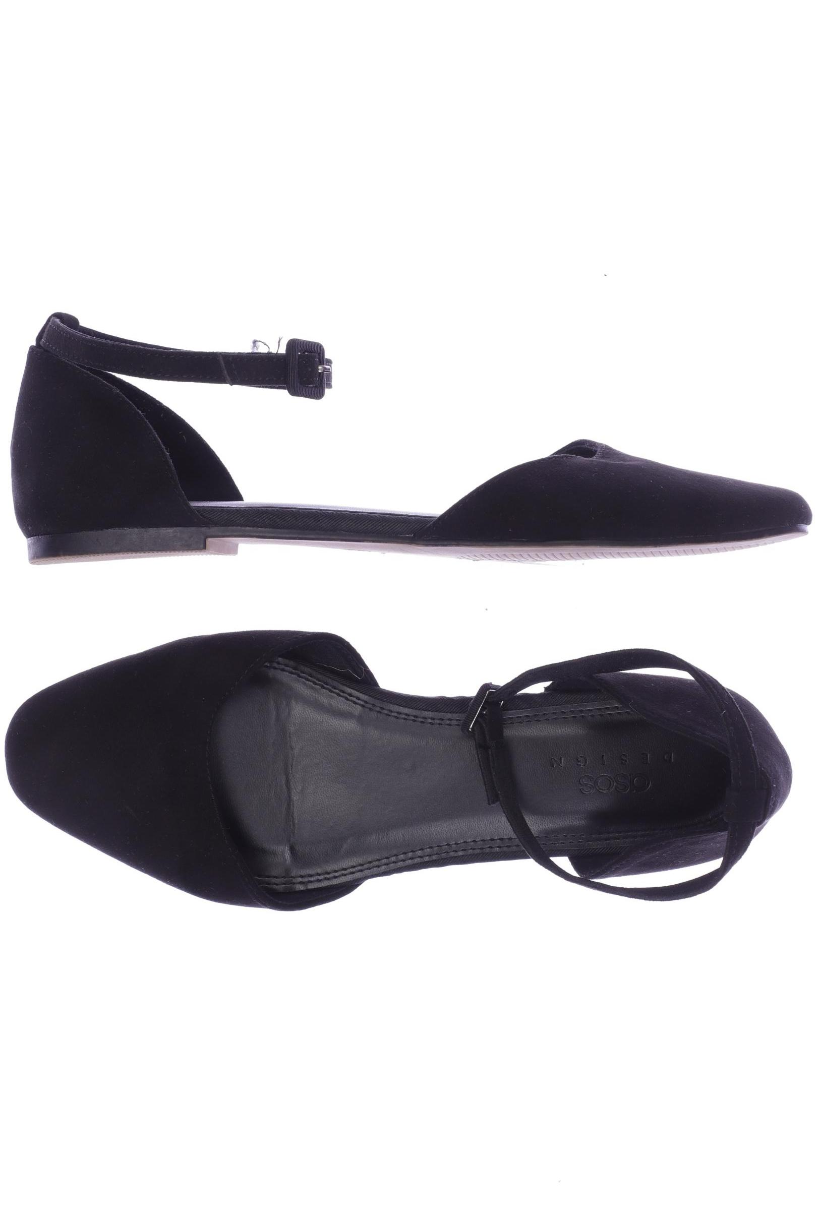

asos Damen Ballerinas, schwarz, Gr. 5