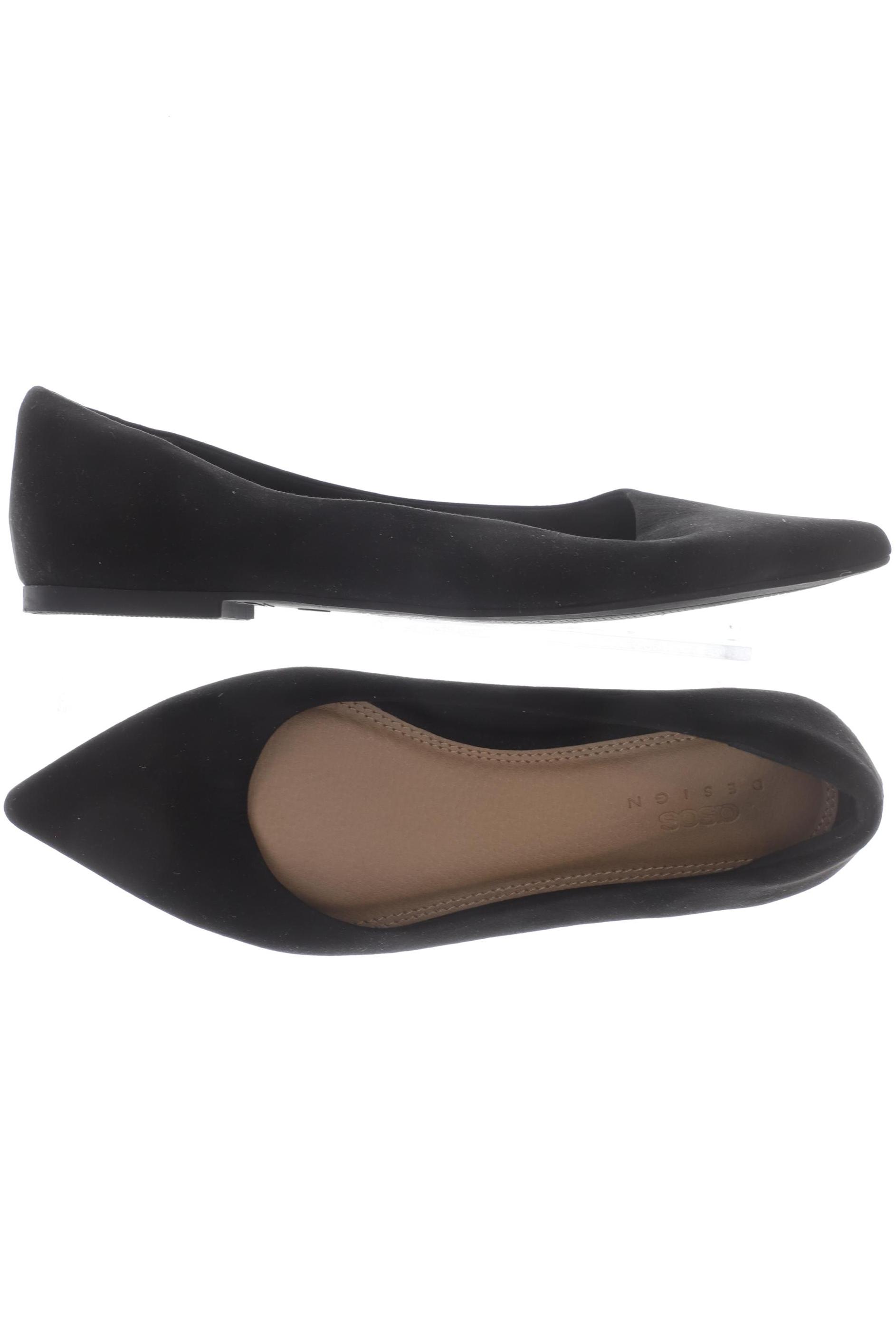 

asos Damen Ballerinas, schwarz, Gr. 4