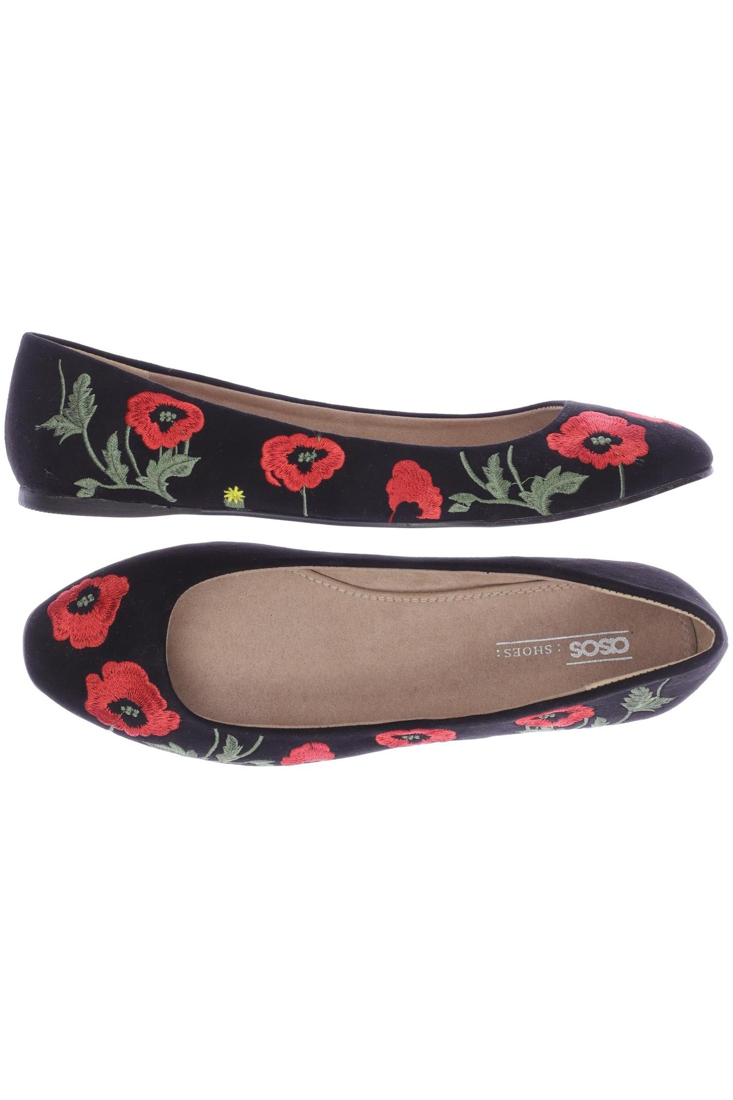 

asos Damen Ballerinas, schwarz, Gr. 8