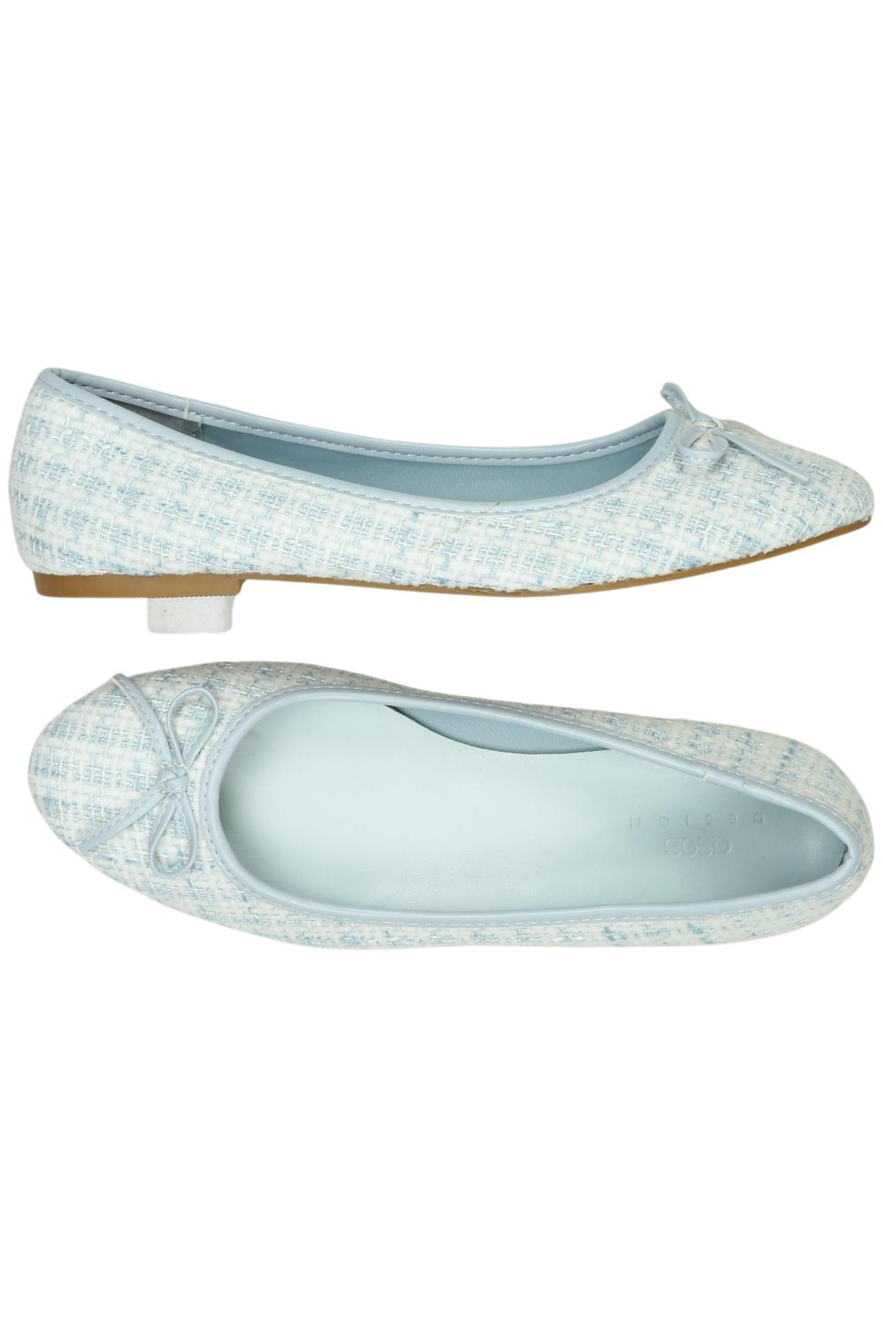 

asos Damen Ballerinas, hellblau, Gr. 4