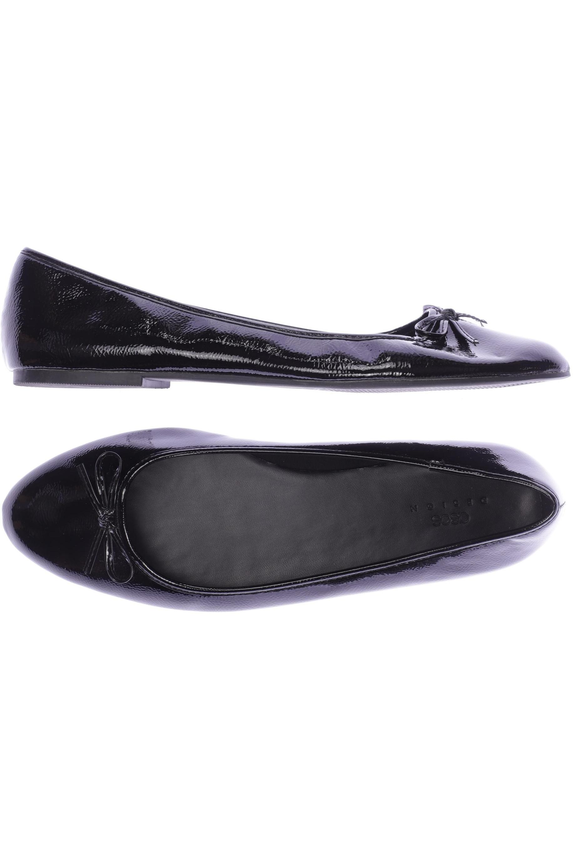

asos Damen Ballerinas, schwarz, Gr. 44