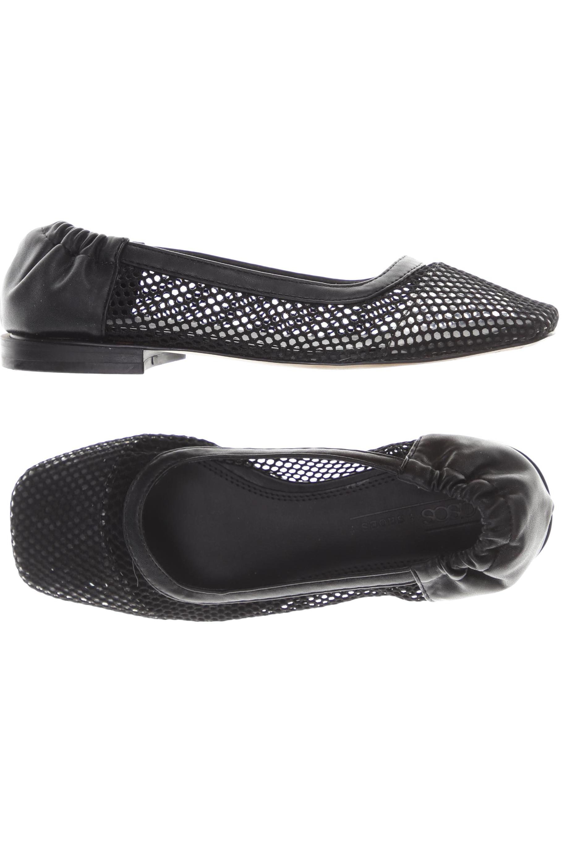 

asos Damen Ballerinas, schwarz