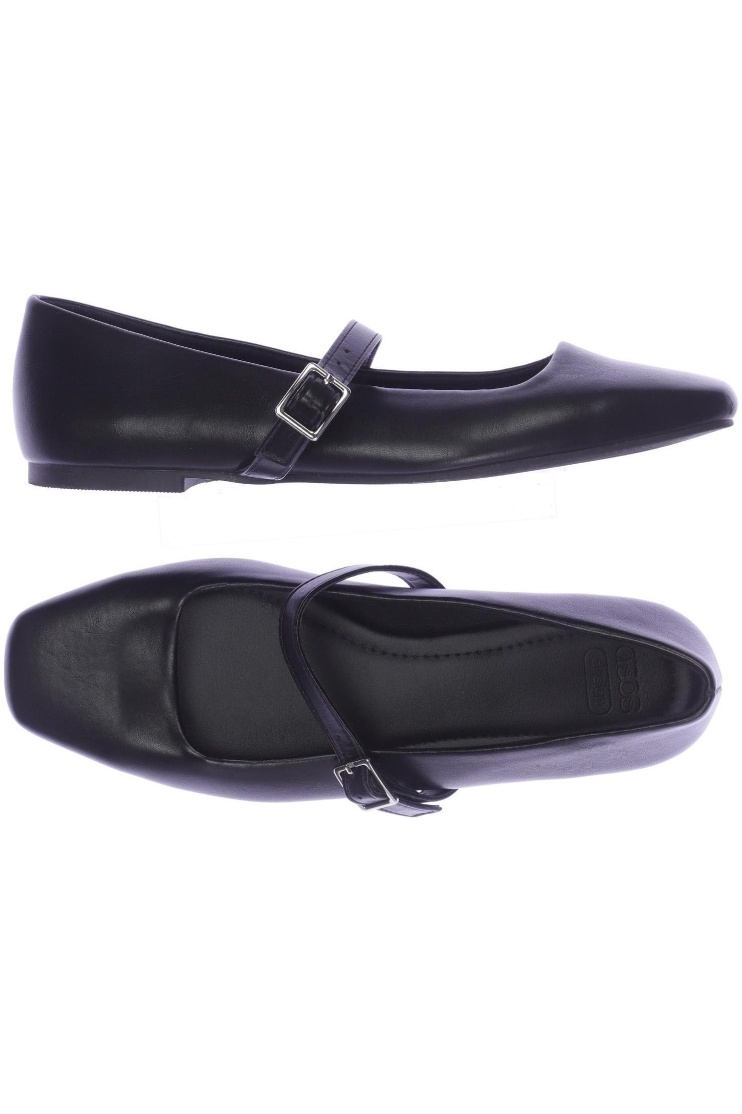 

asos Damen Ballerinas, schwarz, Gr. 5