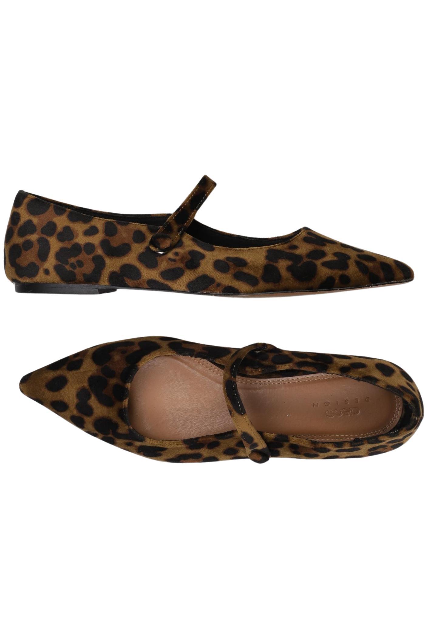 

asos Damen Ballerinas, braun, Gr. 7