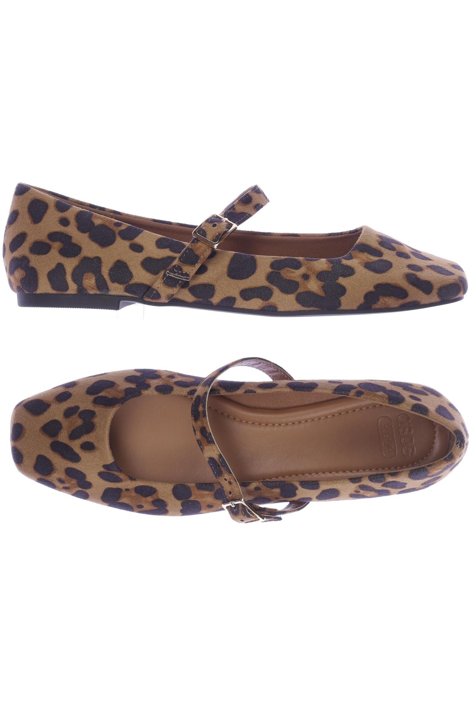 

asos Damen Ballerinas, braun, Gr. 6