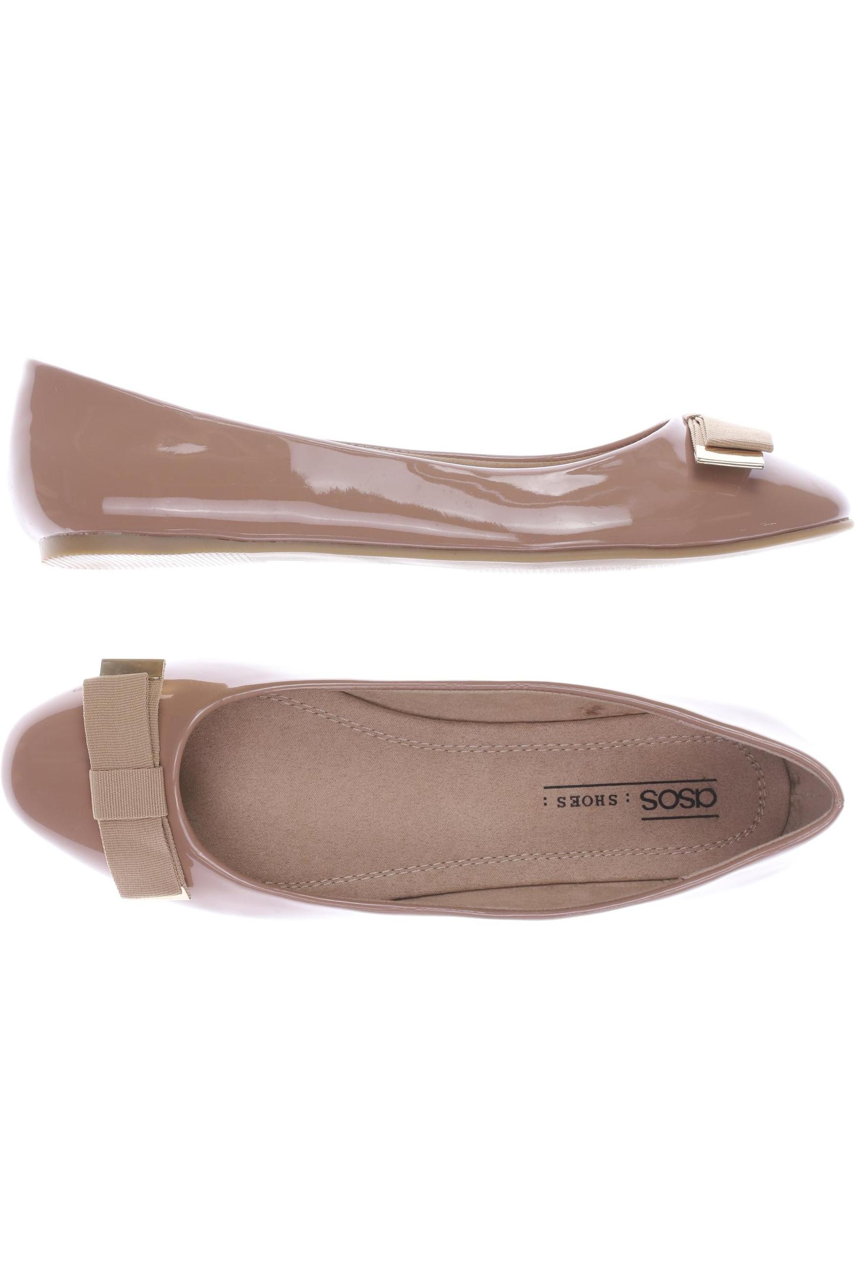 

asos Damen Ballerinas, beige, Gr. 5