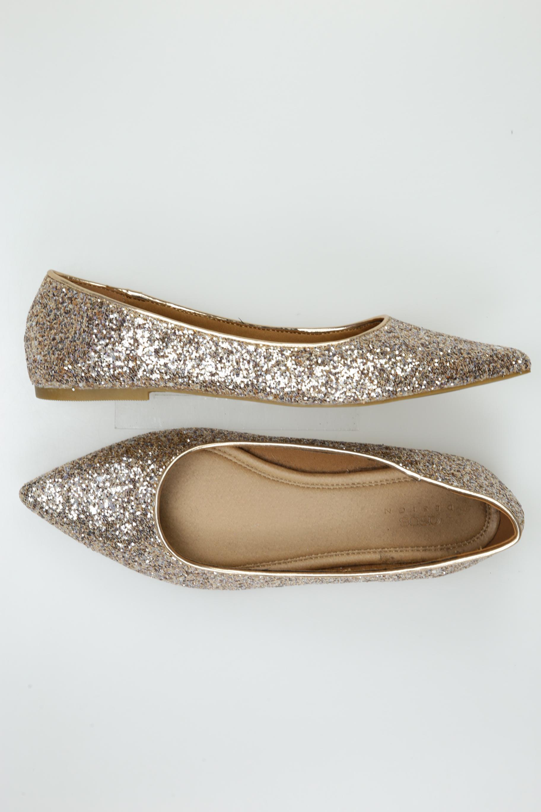

asos Damen Ballerinas, braun, Gr. 42
