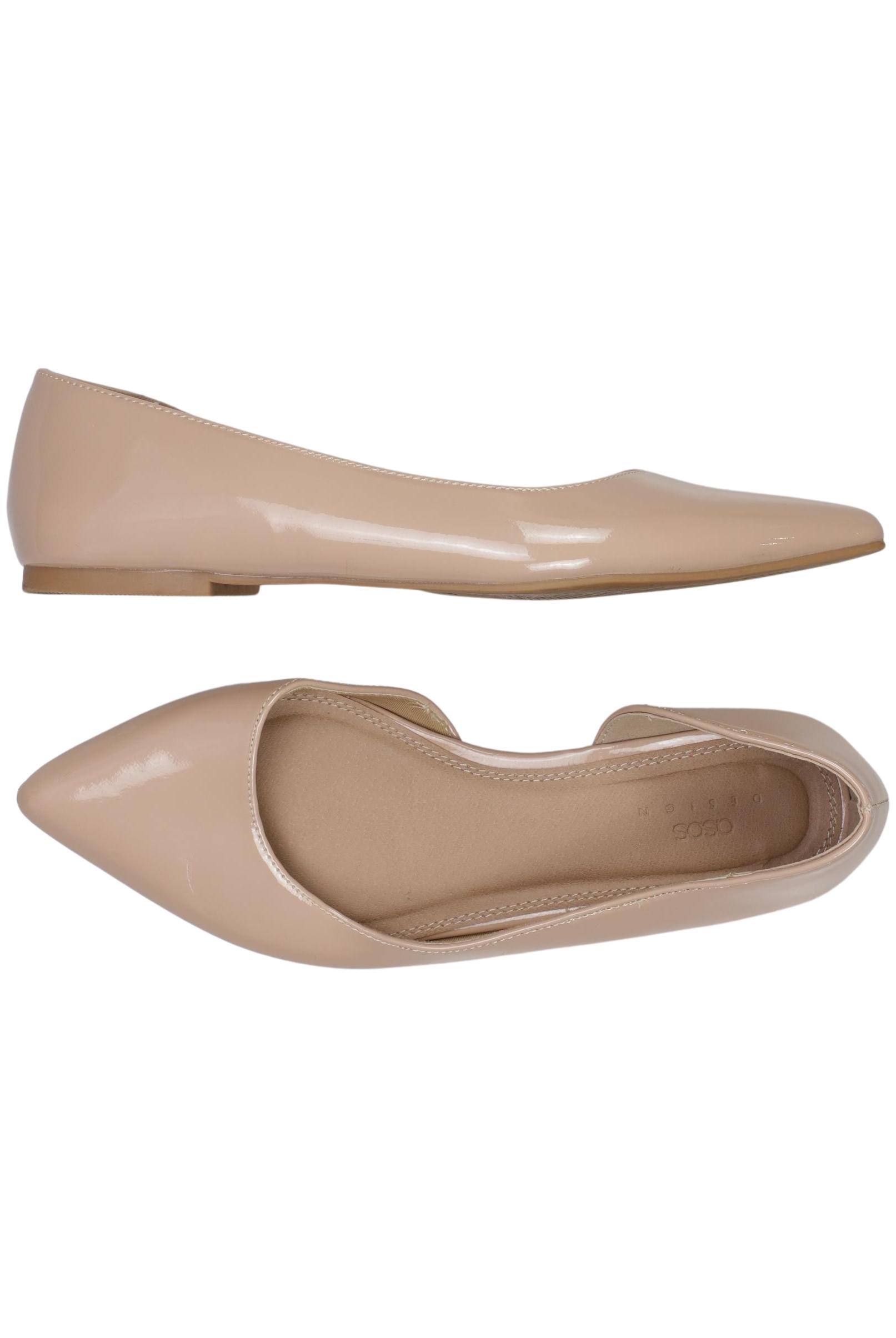 

asos Damen Ballerinas, beige, Gr. 39
