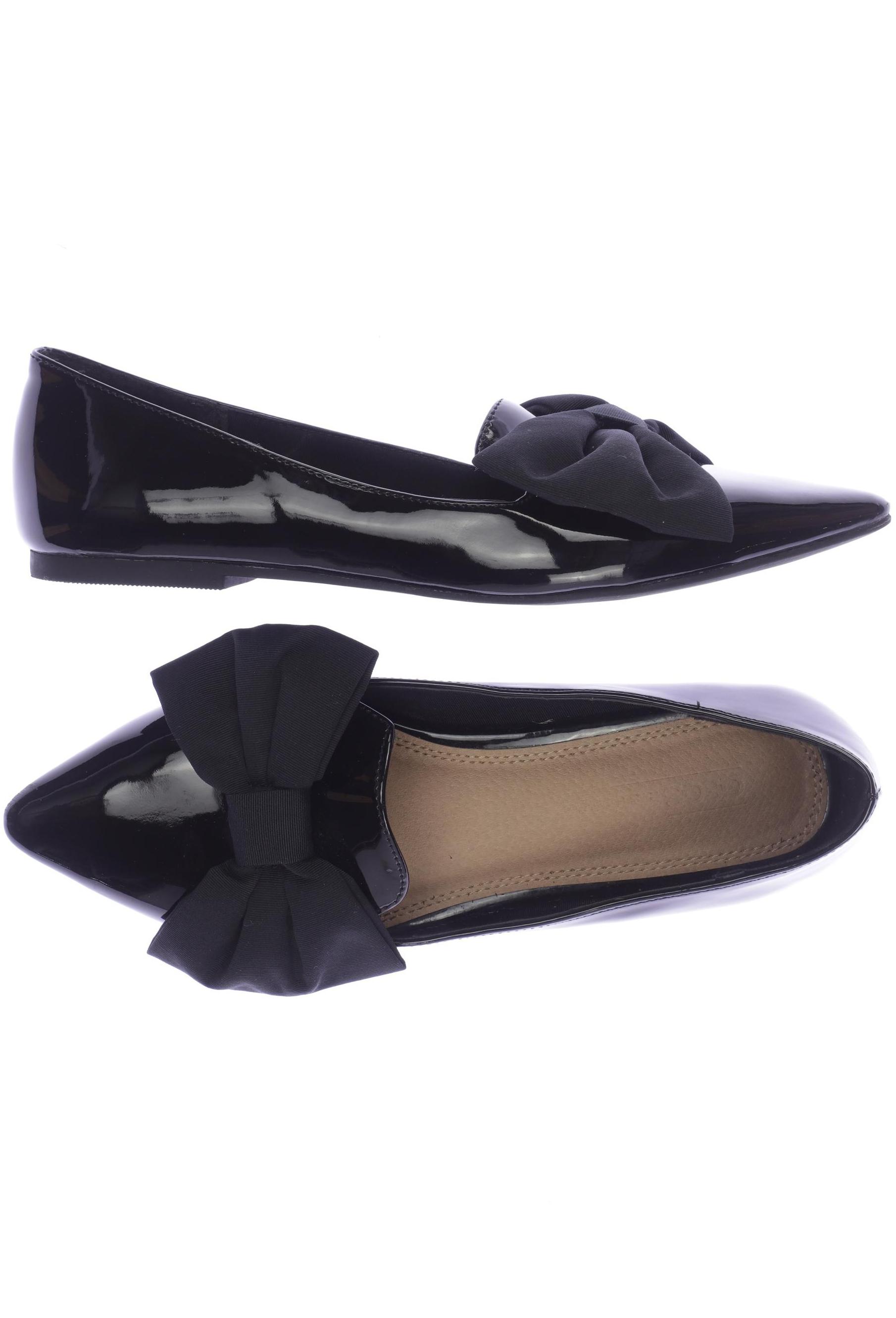 

asos Damen Ballerinas, schwarz