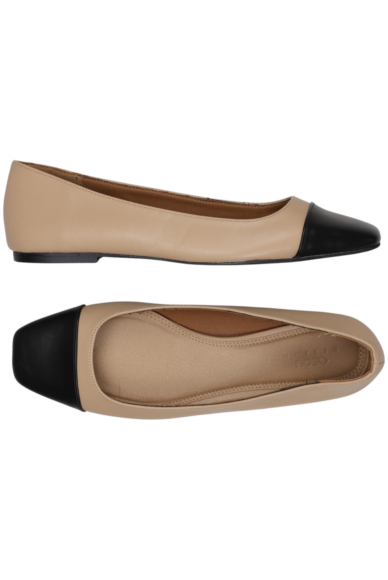 

asos Damen Ballerinas, beige, Gr. 7