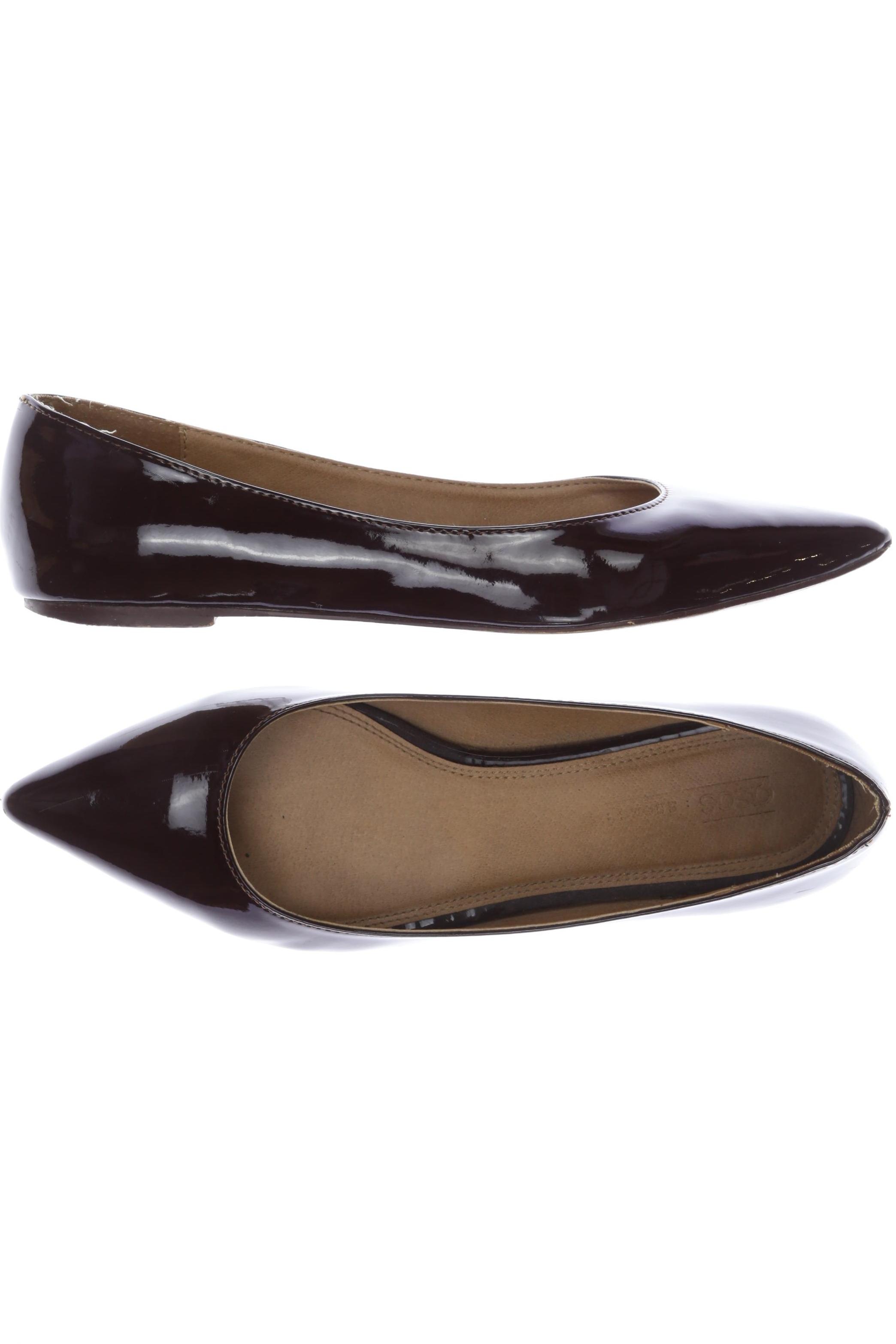 

asos Damen Ballerinas, bordeaux, Gr. 7