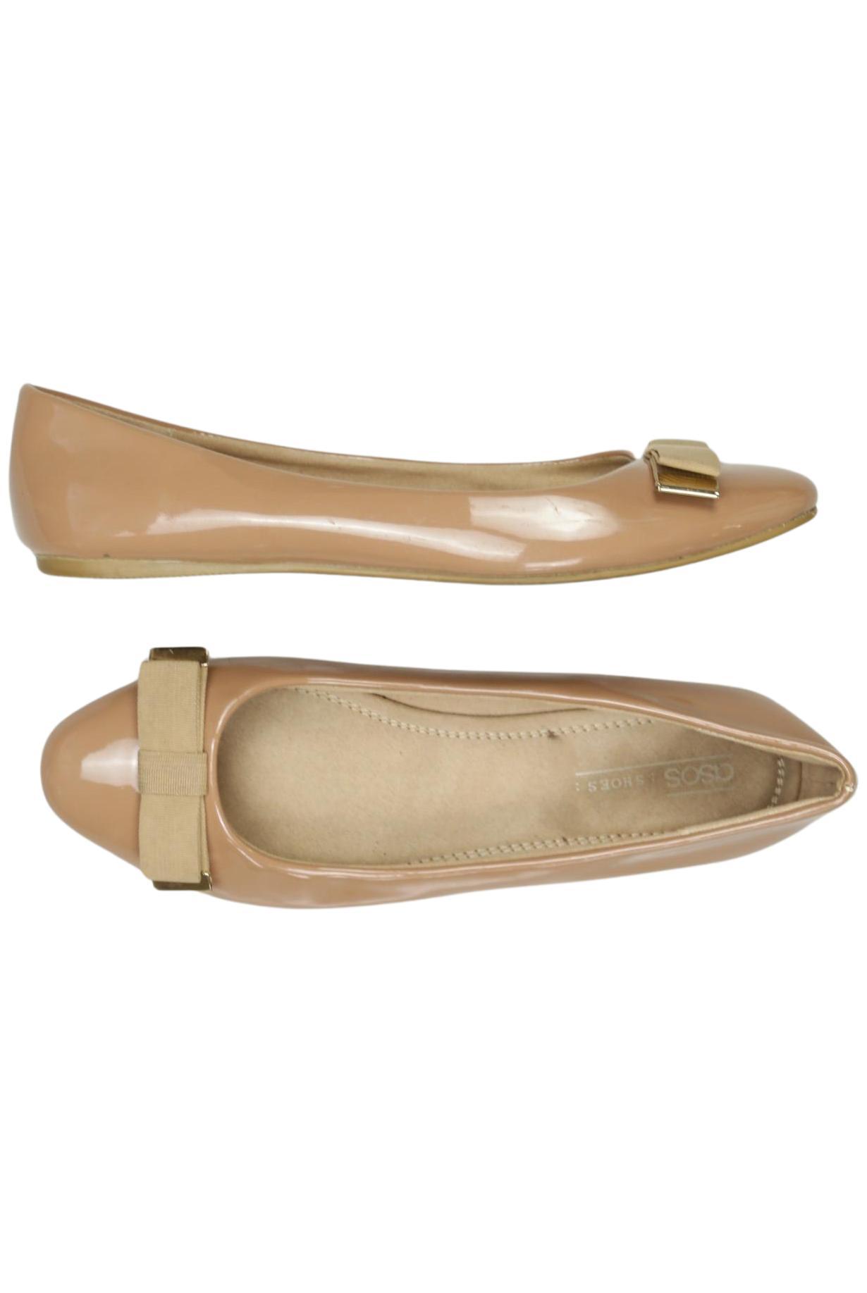 

asos Damen Ballerinas, beige, Gr. 6.5
