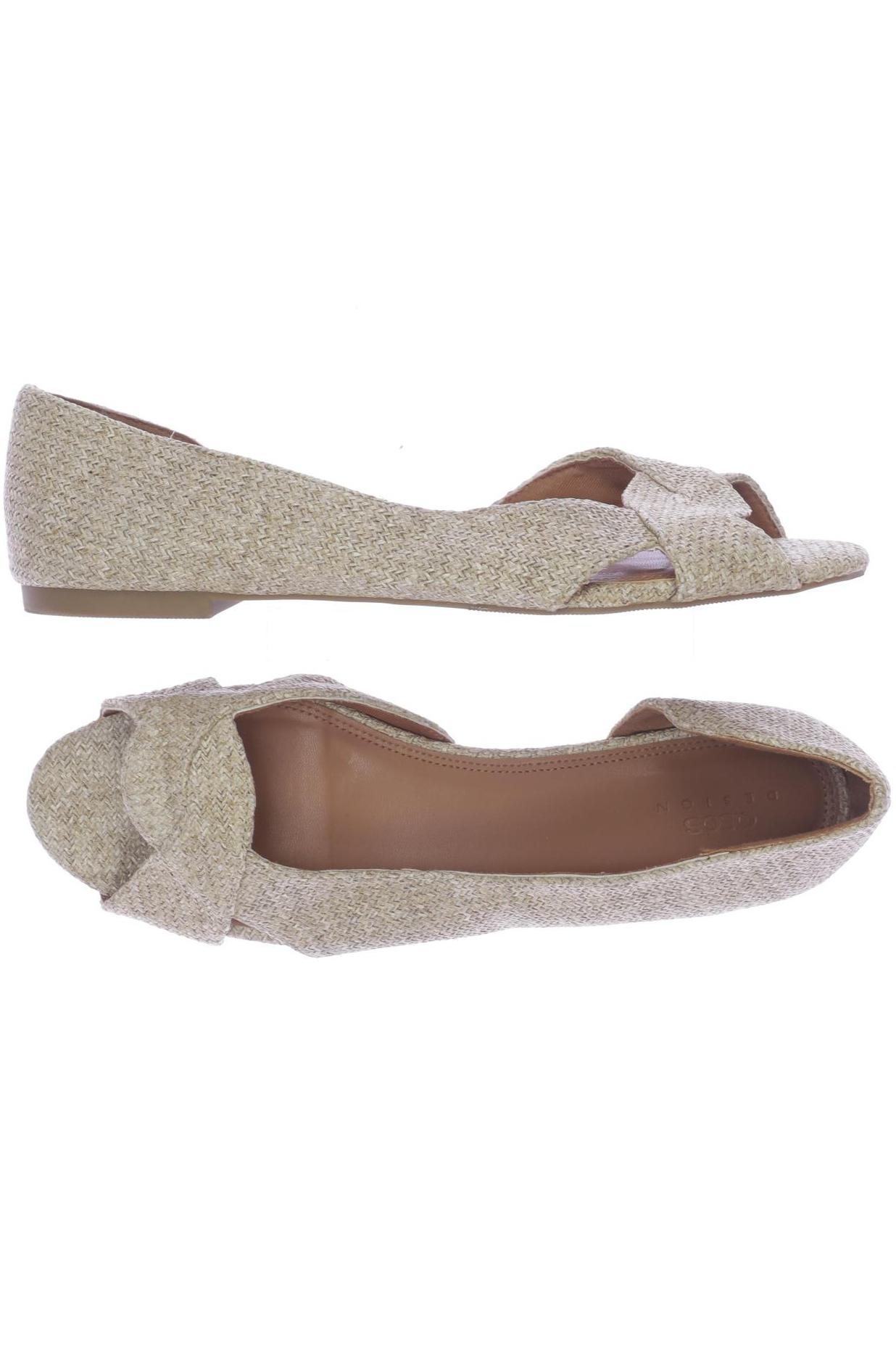 

asos Damen Ballerinas, beige, Gr. 43
