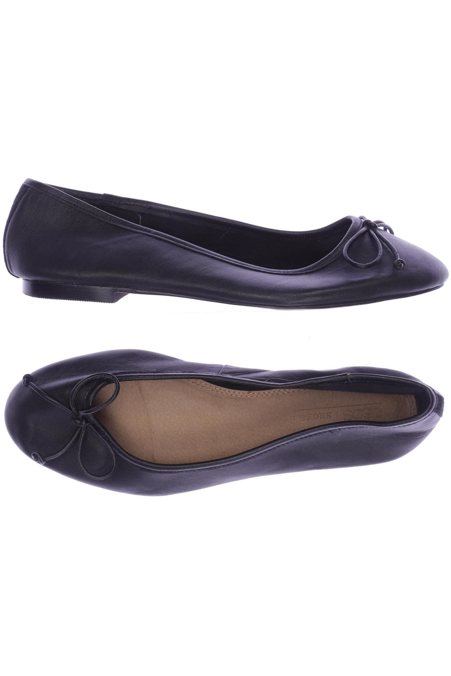

asos Damen Ballerinas, schwarz, Gr. 6