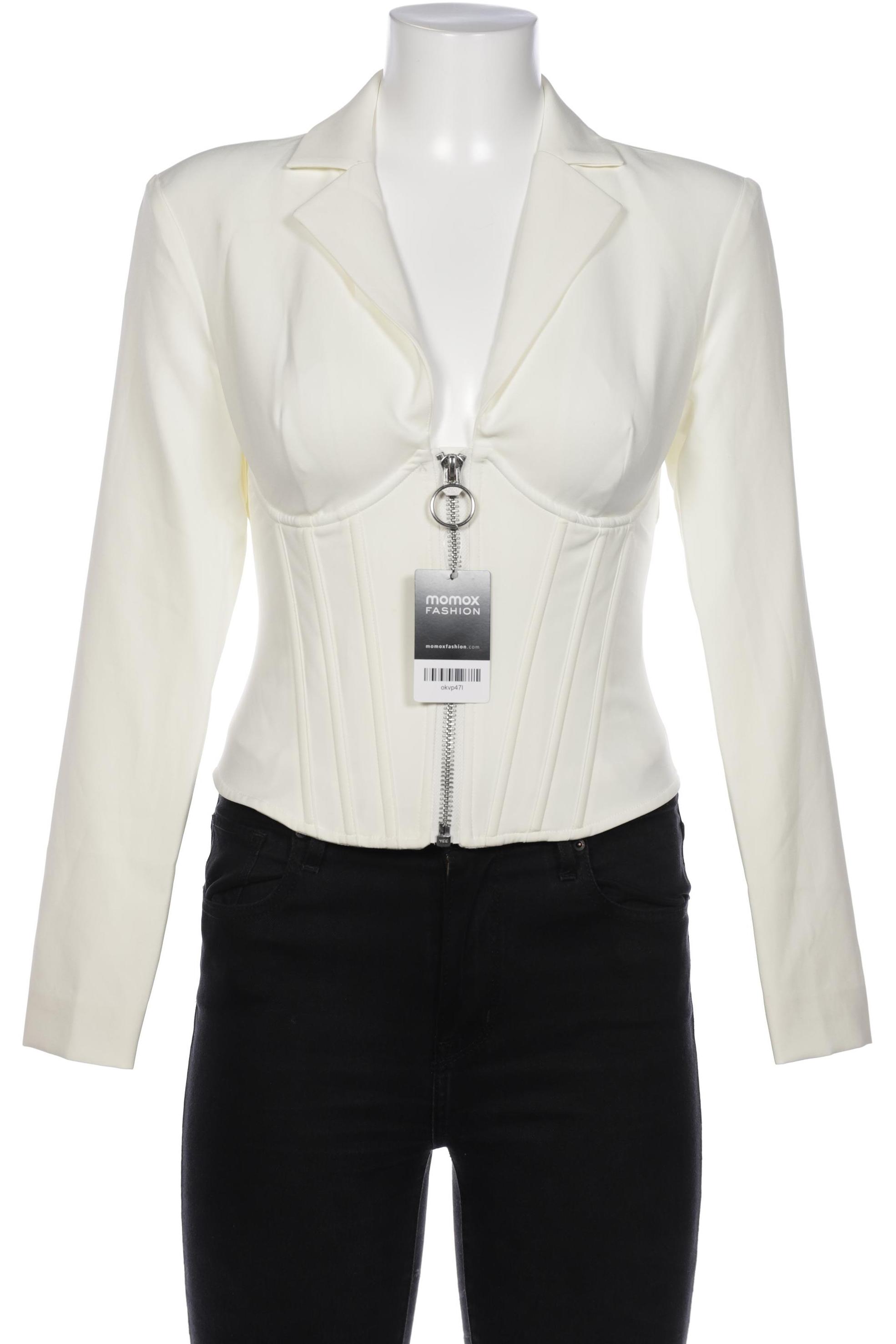 

asos Damen Blazer, cremeweiß, Gr. 38