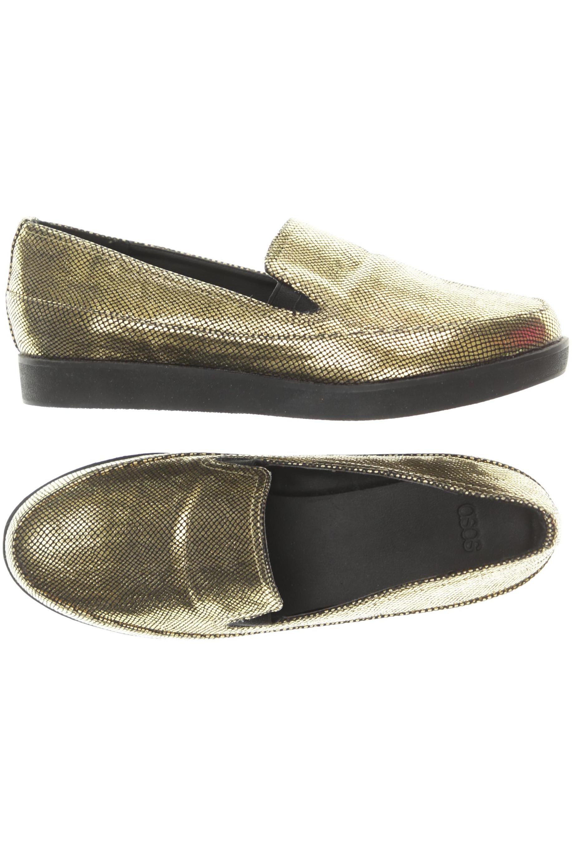 

asos Damen Halbschuh, gelb, Gr. 4