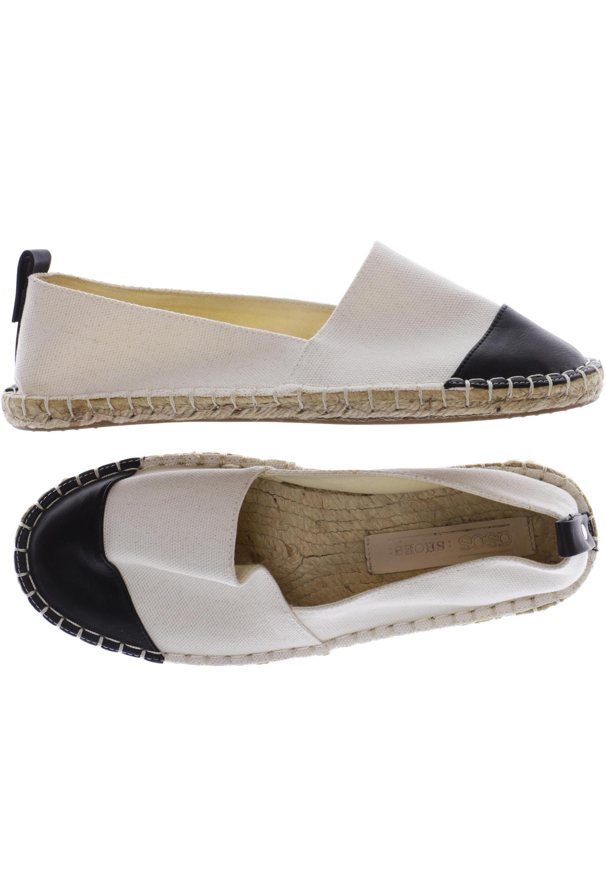 

asos Damen Halbschuh, cremeweiß