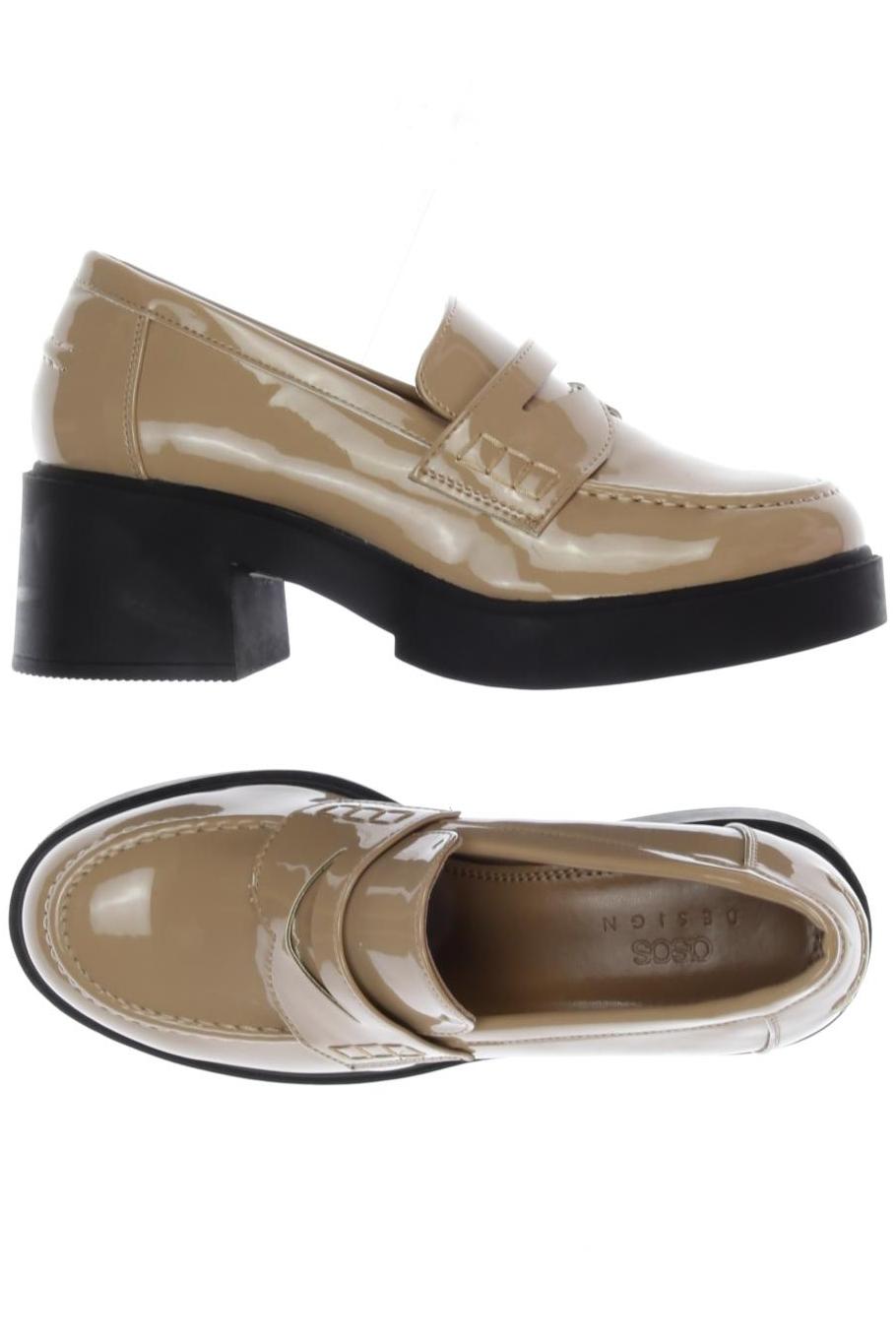 

asos Damen Halbschuh, beige, Gr. 5