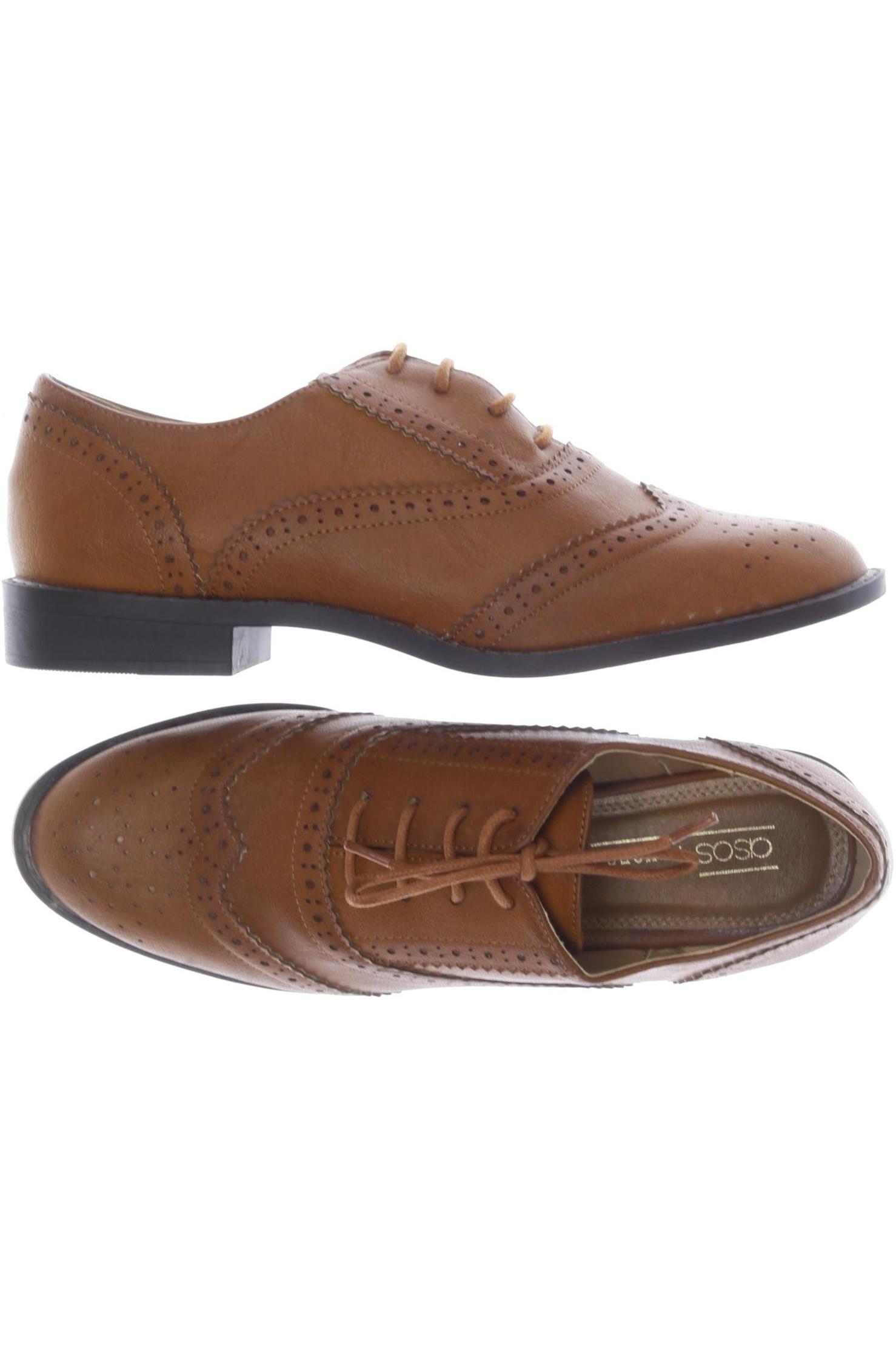 

asos Damen Halbschuh, braun, Gr. 5