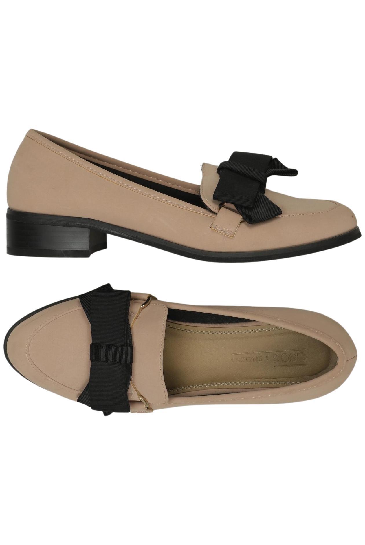 

asos Damen Halbschuh, beige, Gr. 5