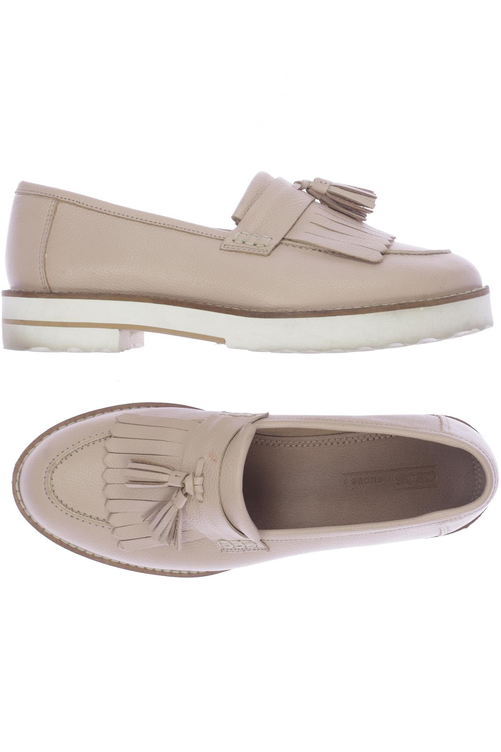 

asos Damen Halbschuh, beige, Gr. 9