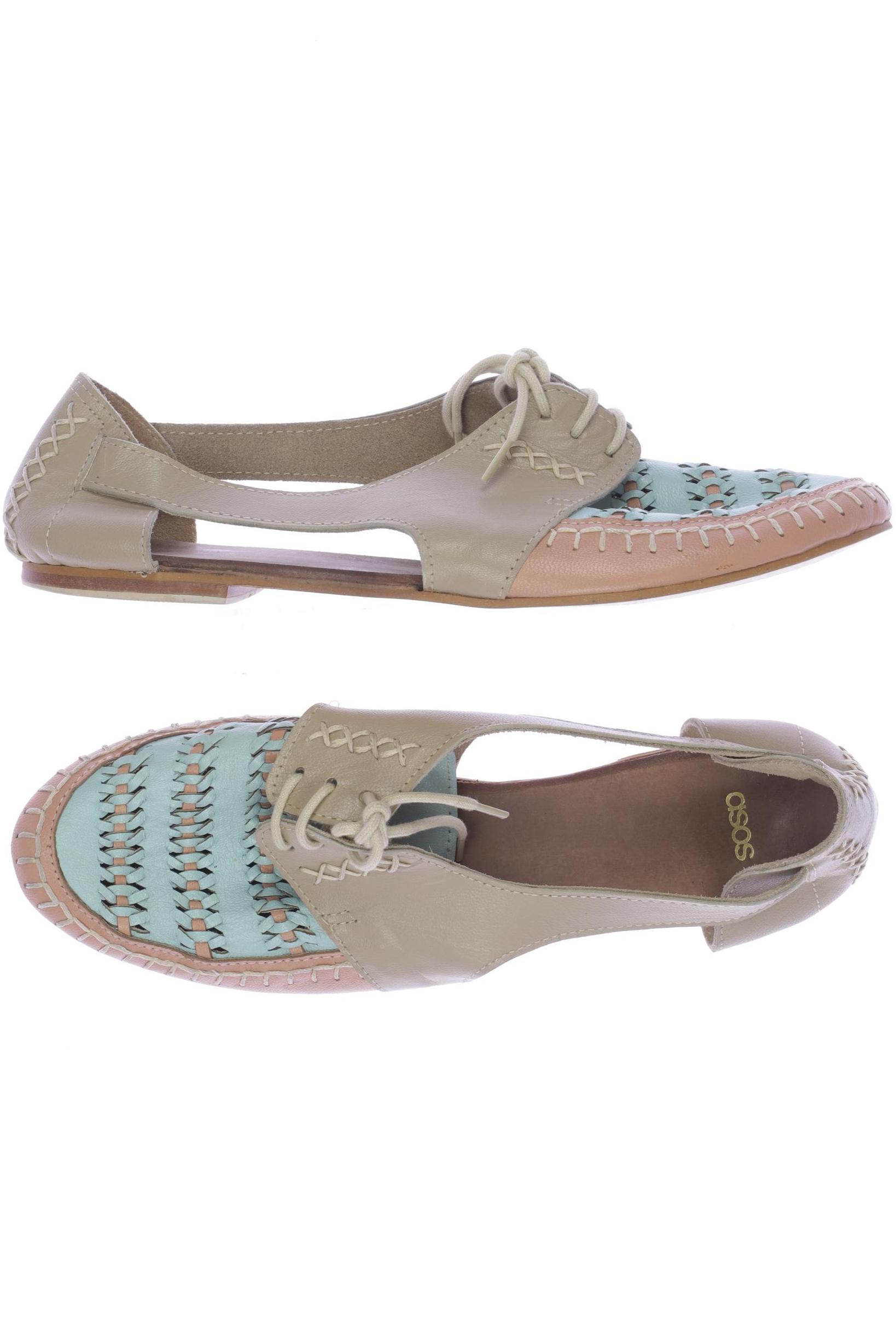 

asos Damen Halbschuh, beige, Gr. 7