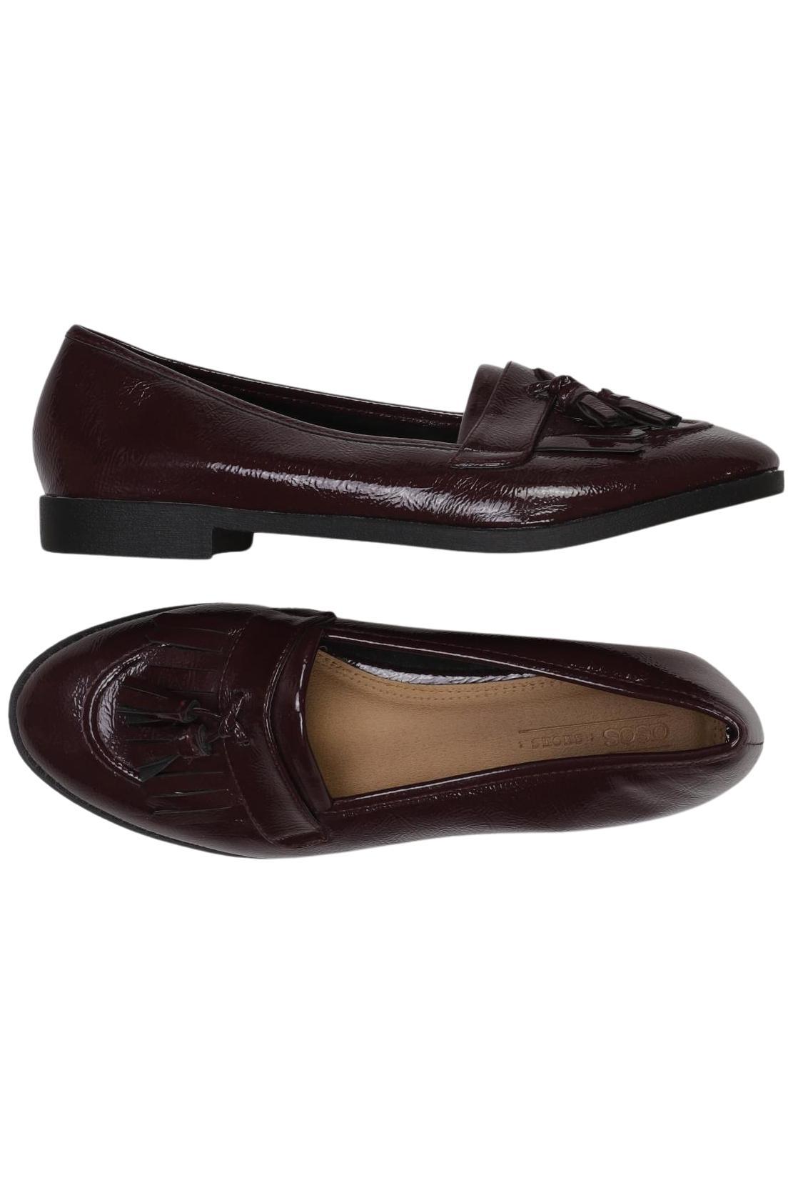 

asos Damen Halbschuh, bordeaux, Gr. 7