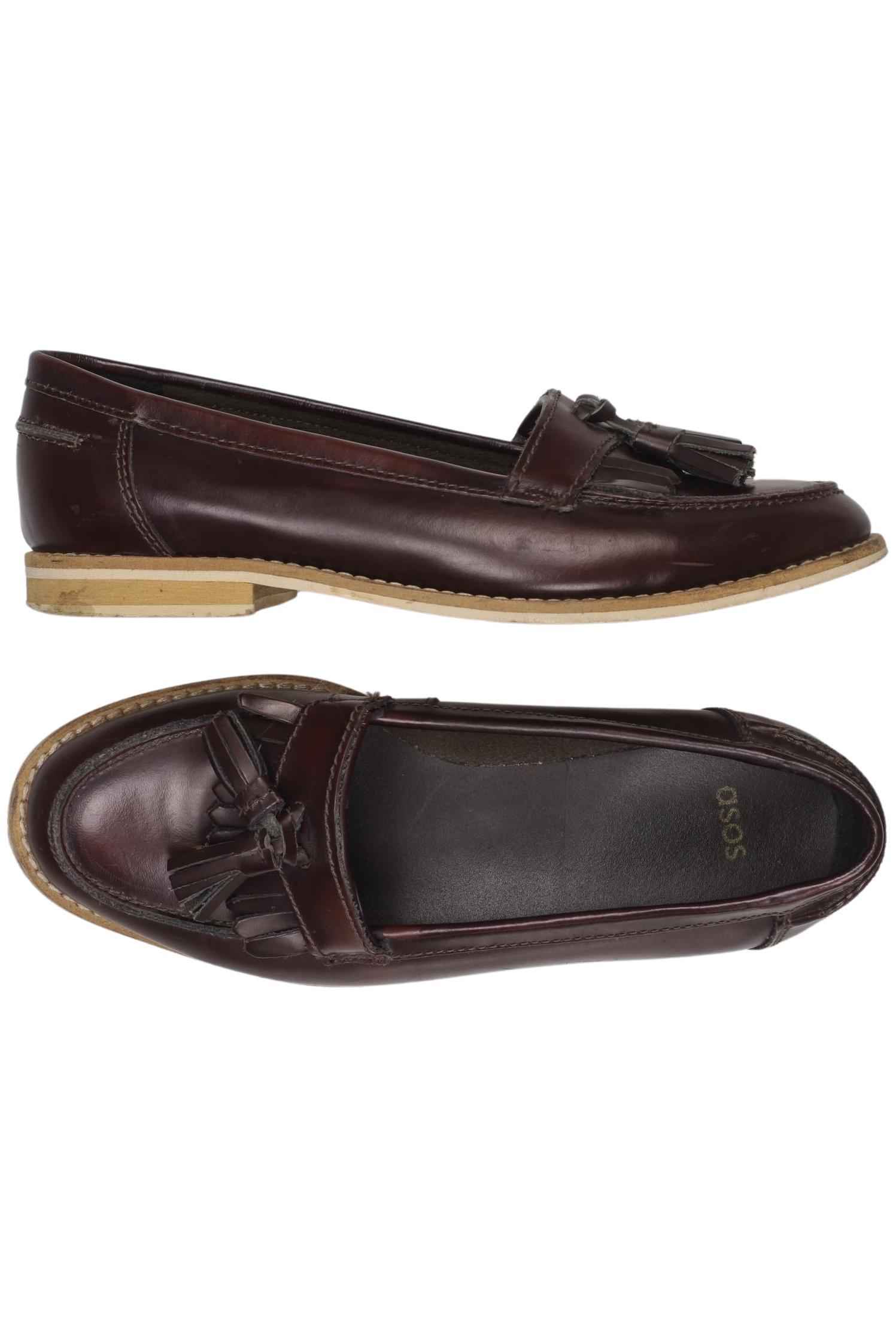 

asos Damen Halbschuh, braun, Gr. 4