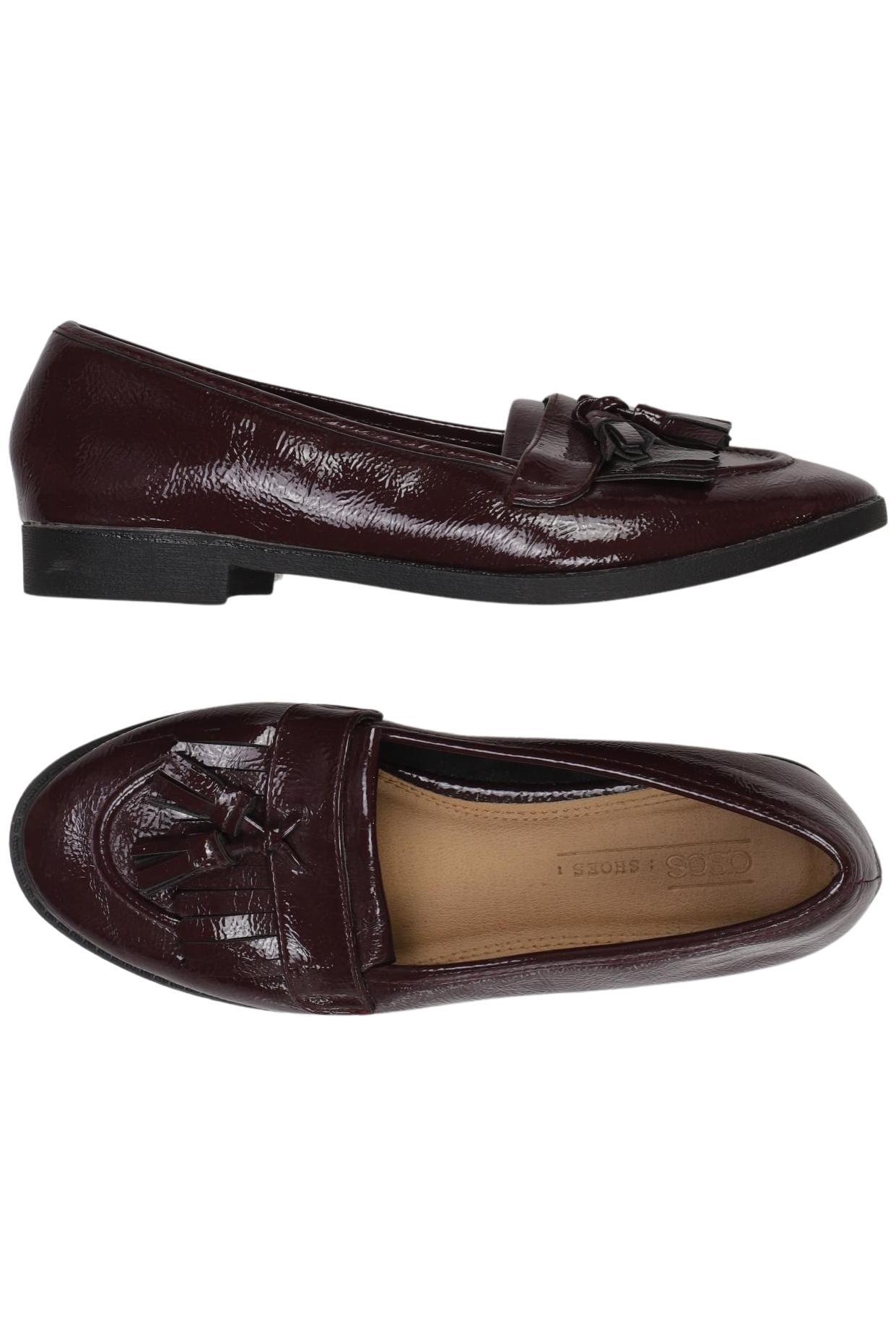 

asos Damen Halbschuh, bordeaux, Gr. 3