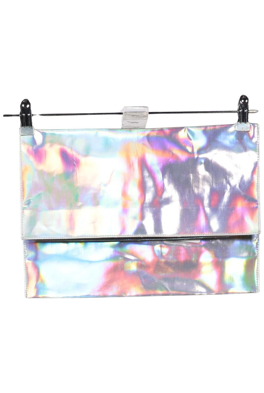 

asos Damen Handtasche, silber, Gr.