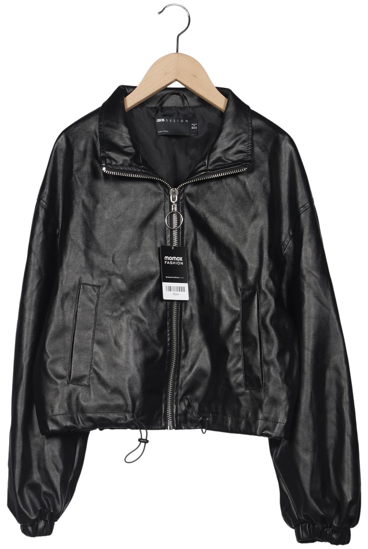 

asos Damen Jacke, schwarz, Gr. 34