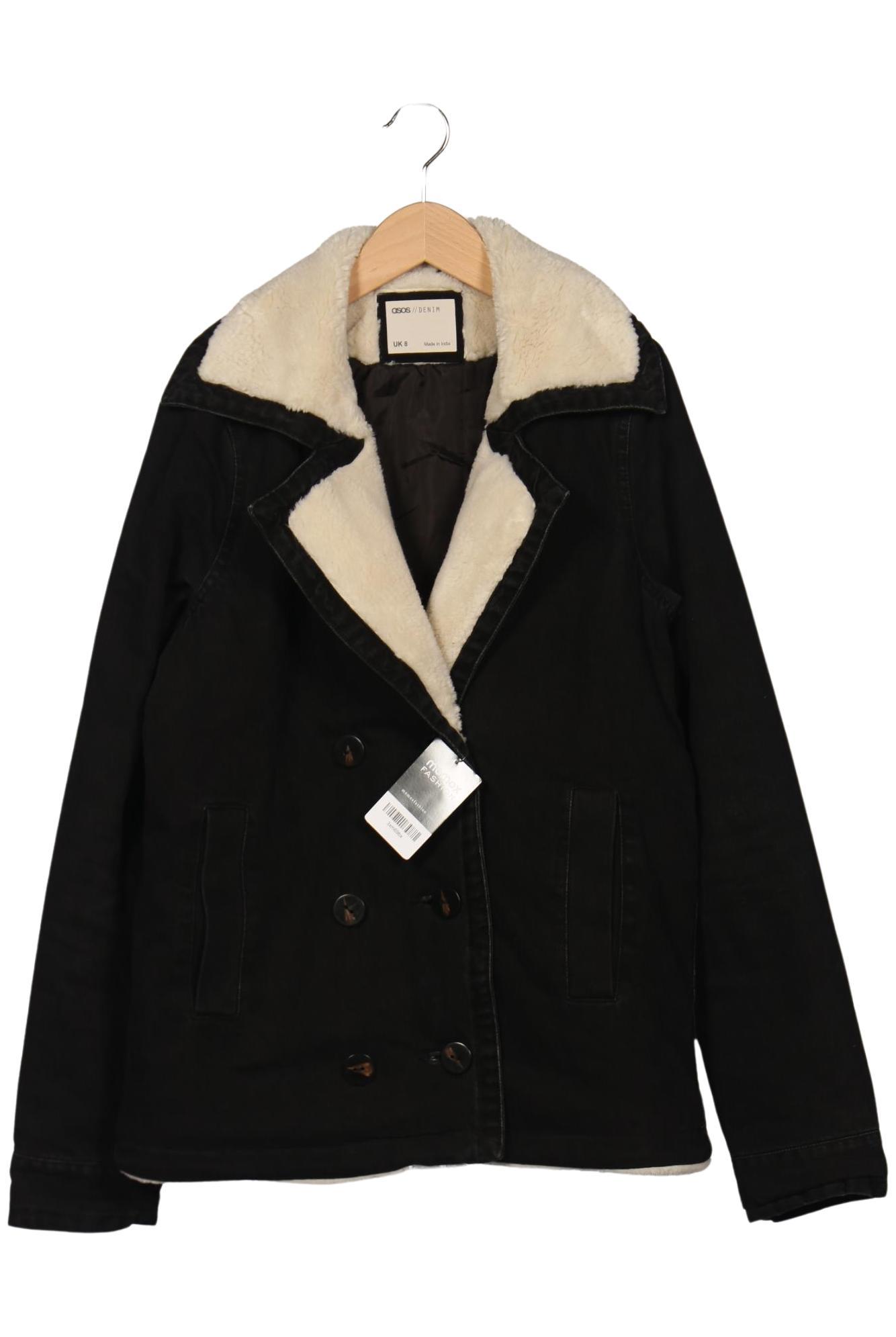 

asos Damen Jacke, schwarz, Gr. 36