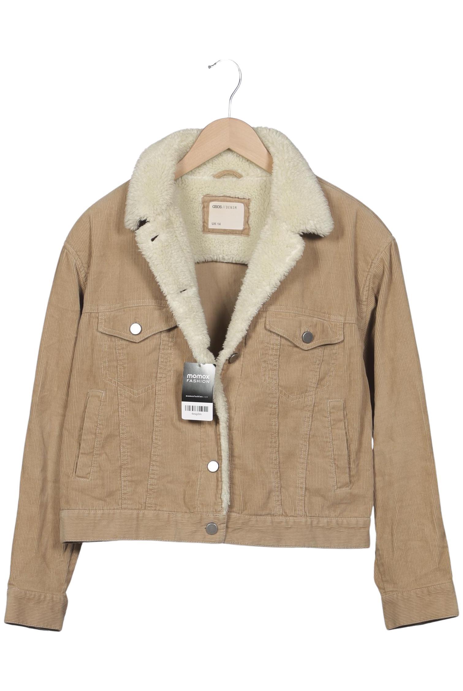 

asos Damen Jacke, beige, Gr. 42