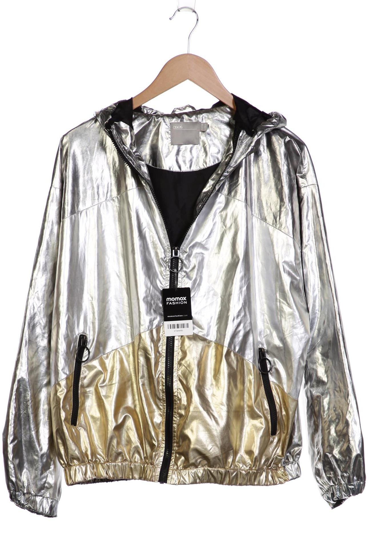 

asos Damen Jacke, silber, Gr. 38