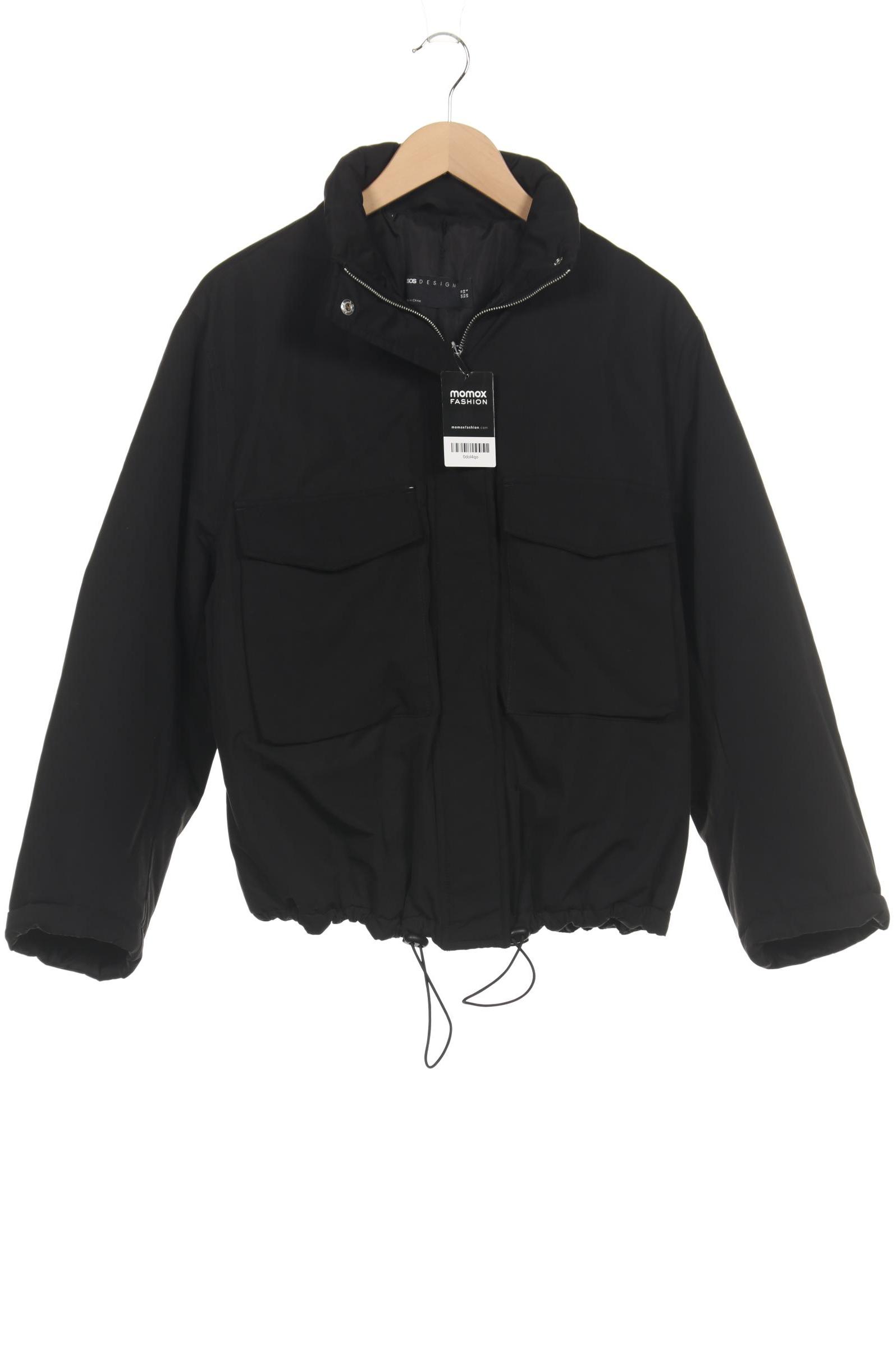 

asos Damen Jacke, schwarz, Gr. 38